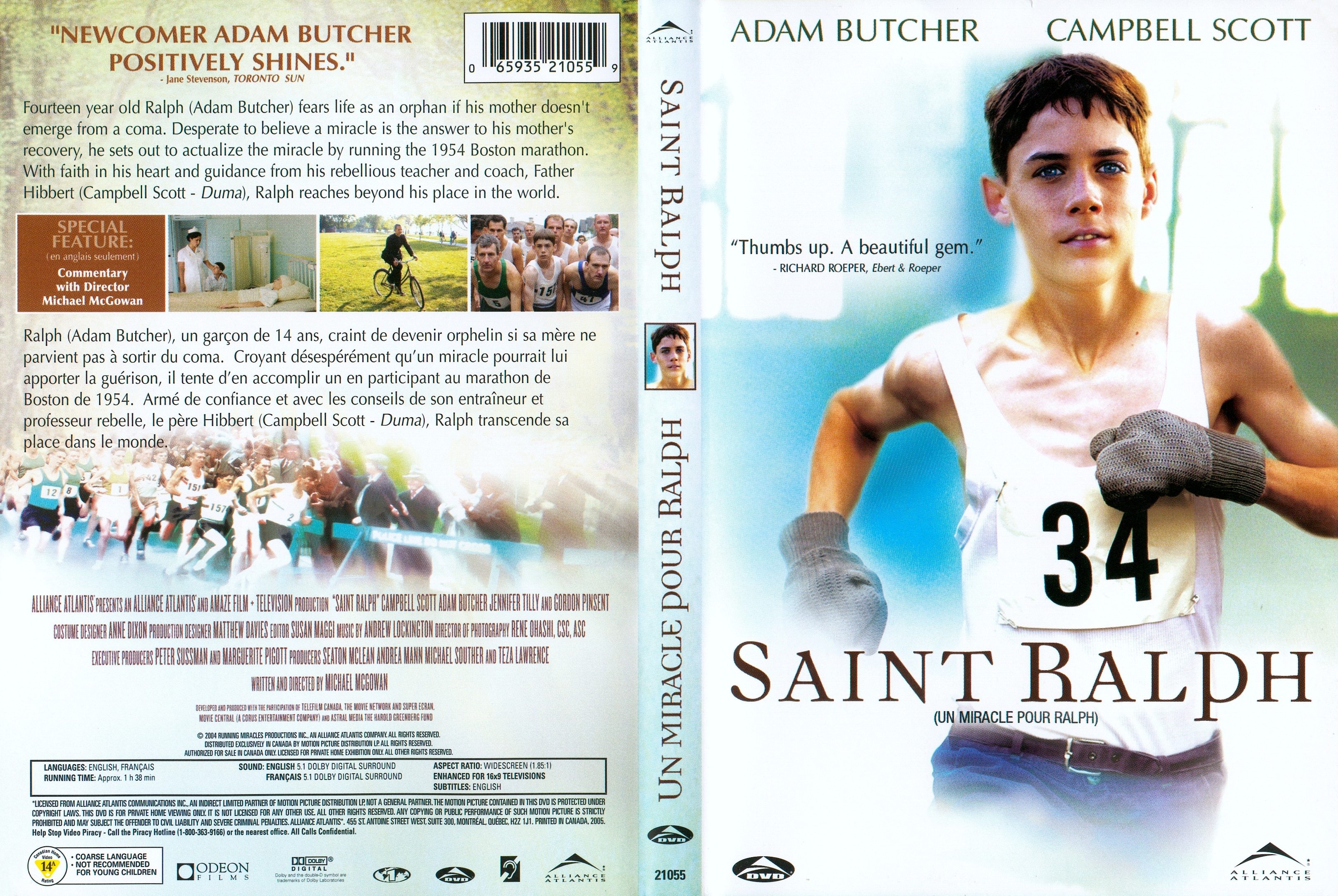 Jaquette DVD Saint Ralph