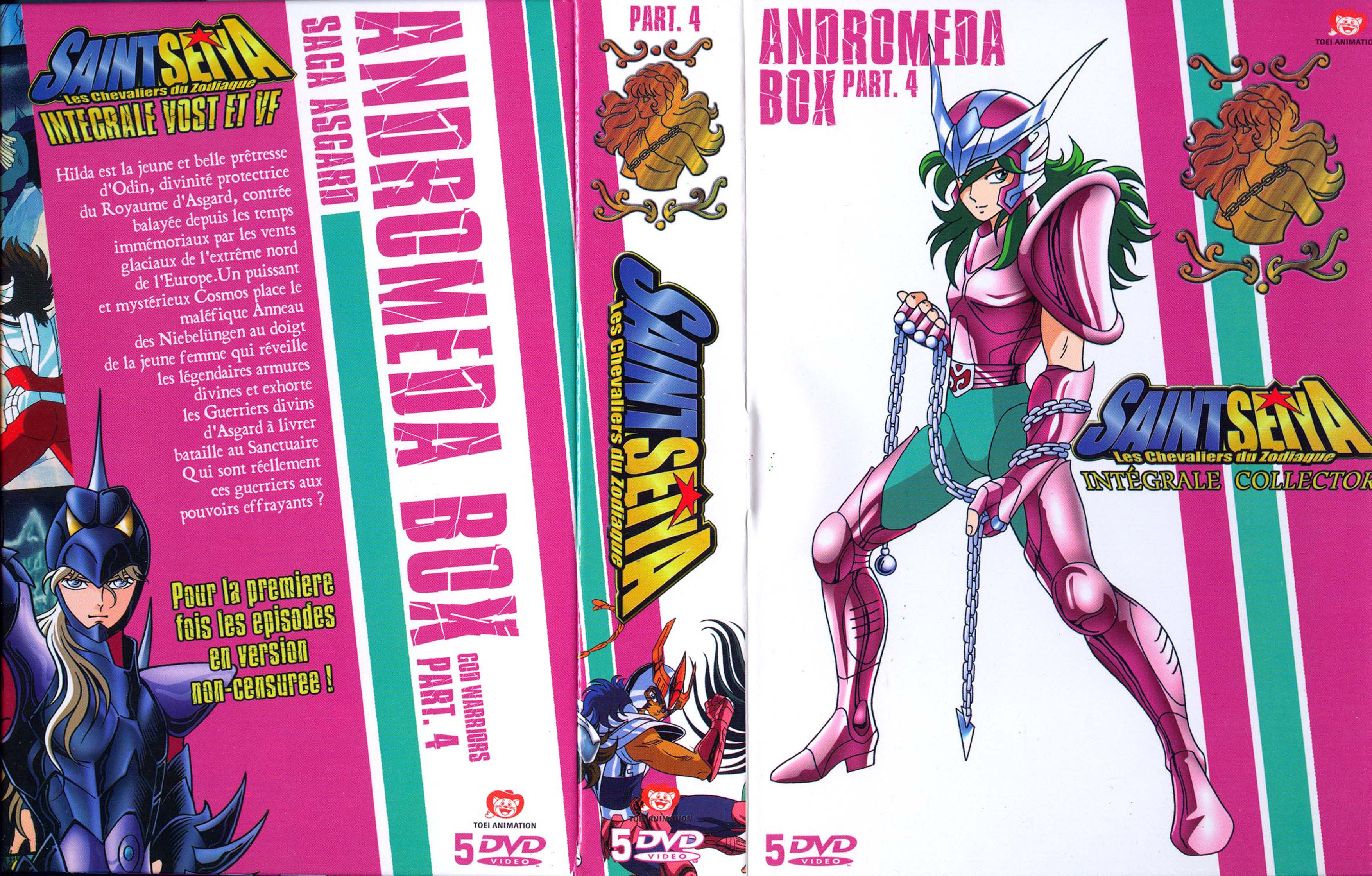 Jaquette DVD Saint Seiya Andromeda Box 4