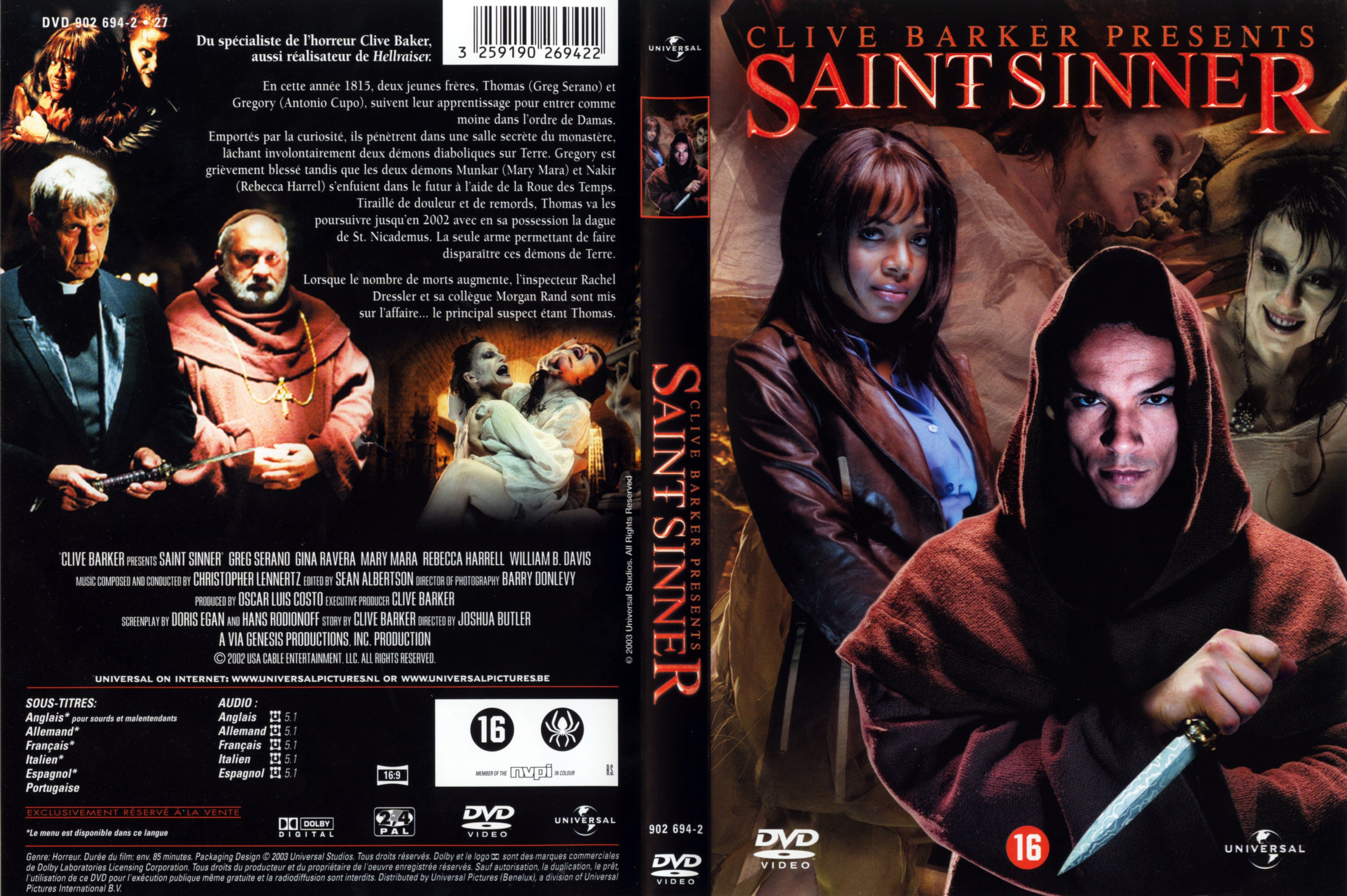 Jaquette DVD Saint sinner