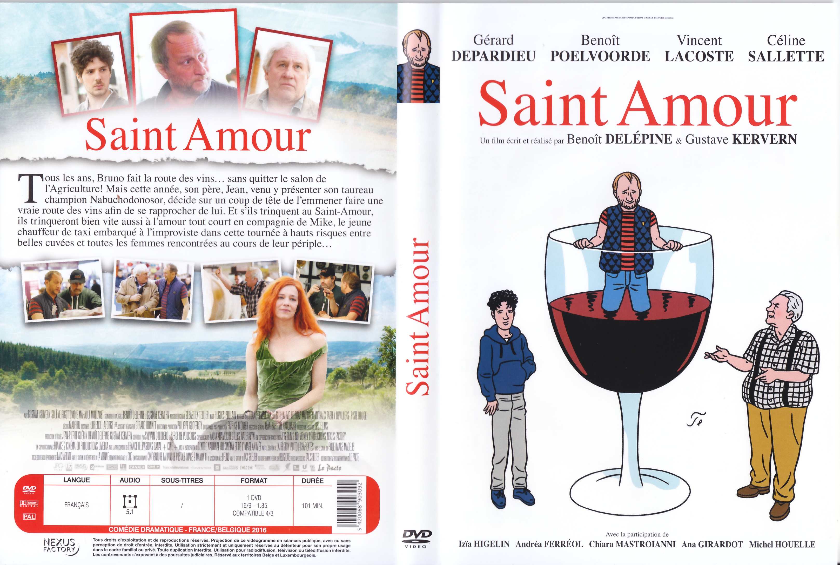 Jaquette DVD Sainte Amour