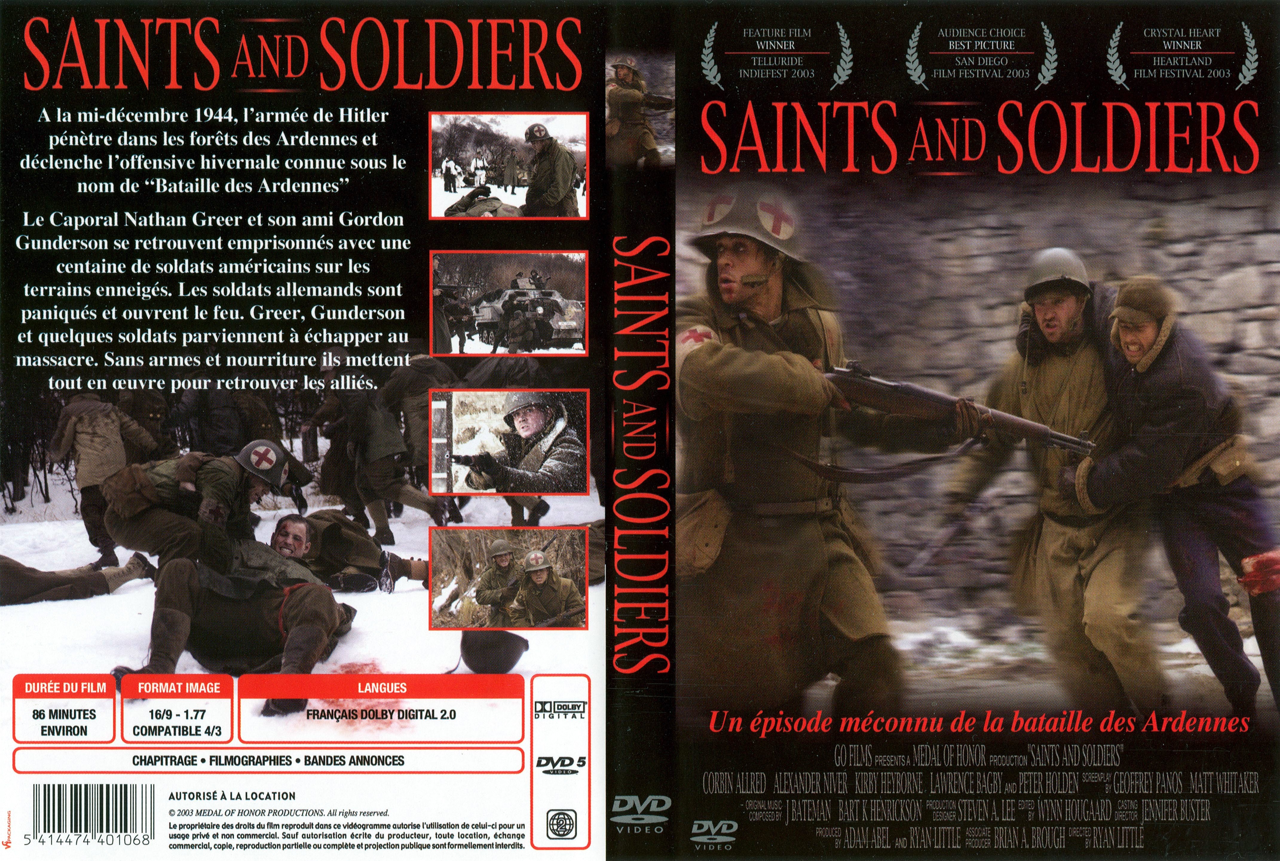 Jaquette DVD Saints and soldiers