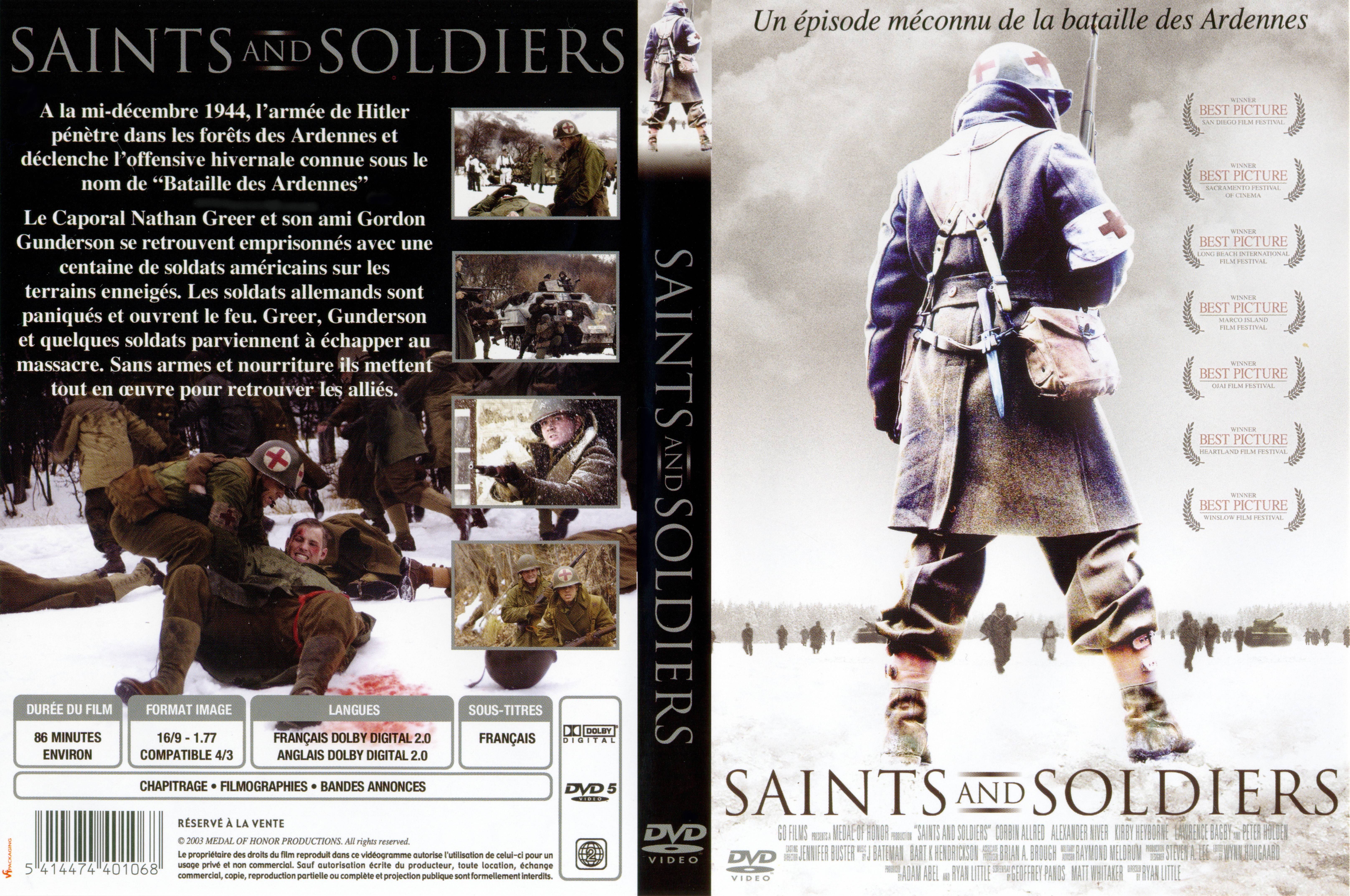 Jaquette DVD Saints and soldiers v2