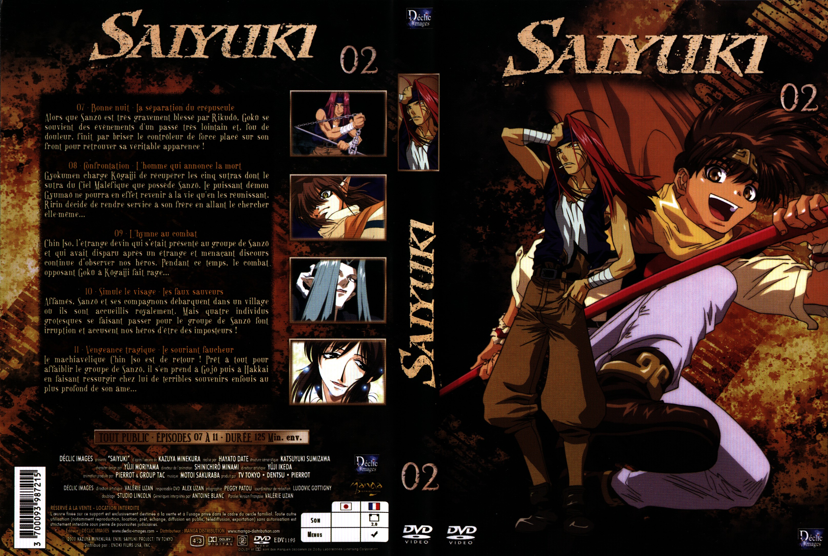 Jaquette DVD Saiyuki vol 02