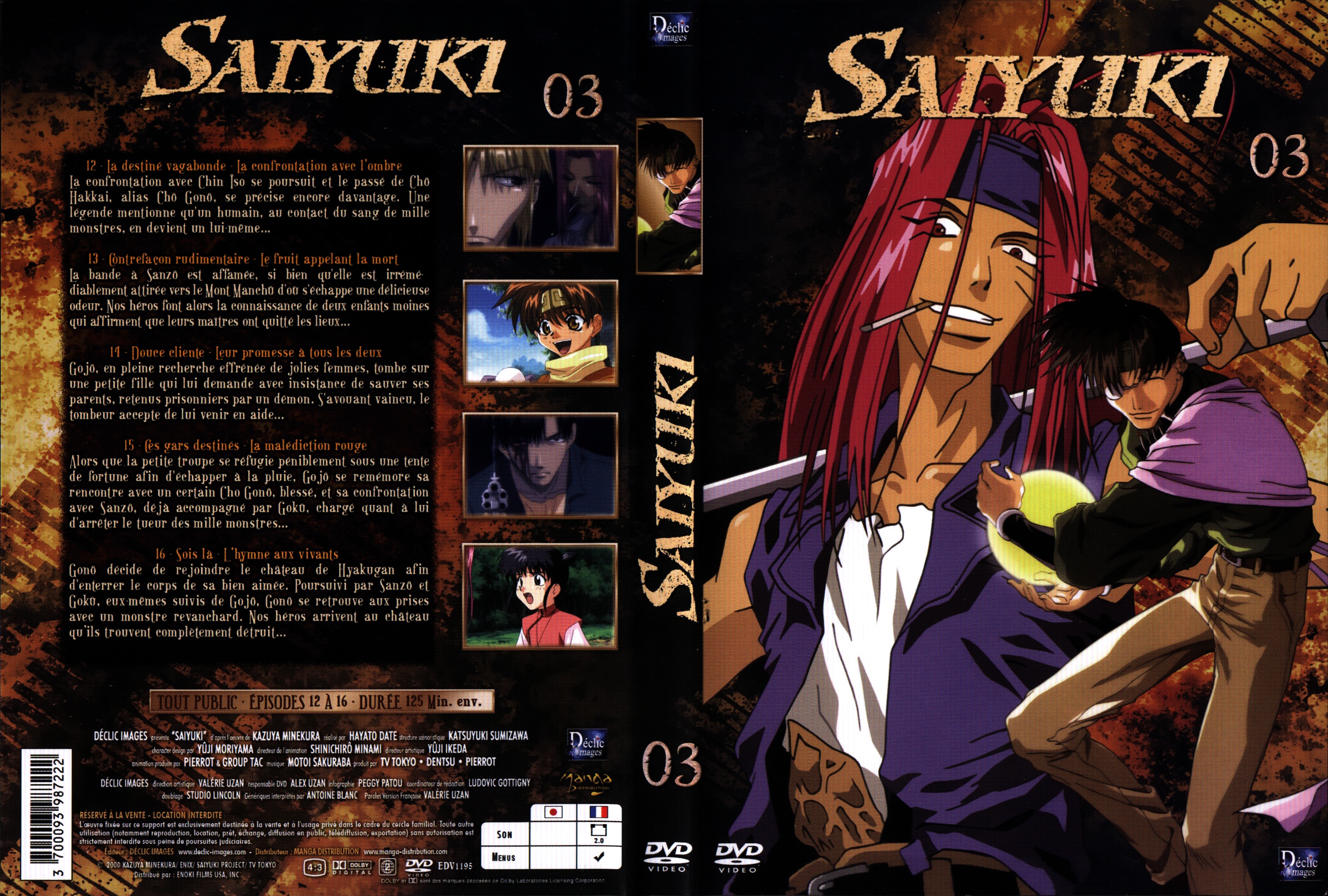 Jaquette DVD Saiyuki vol 03