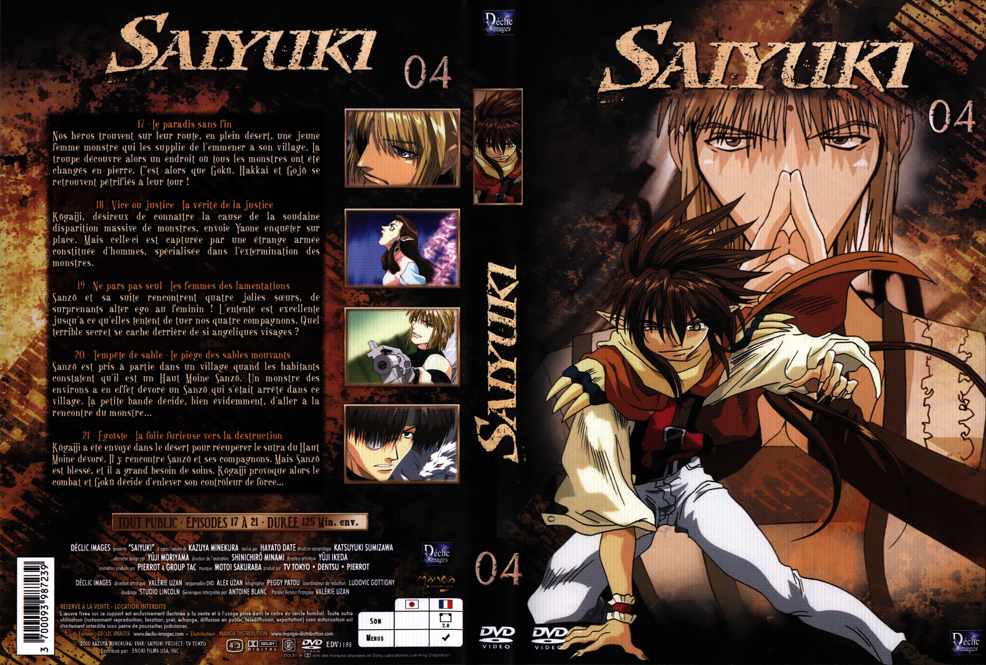 Jaquette DVD Saiyuki vol 04