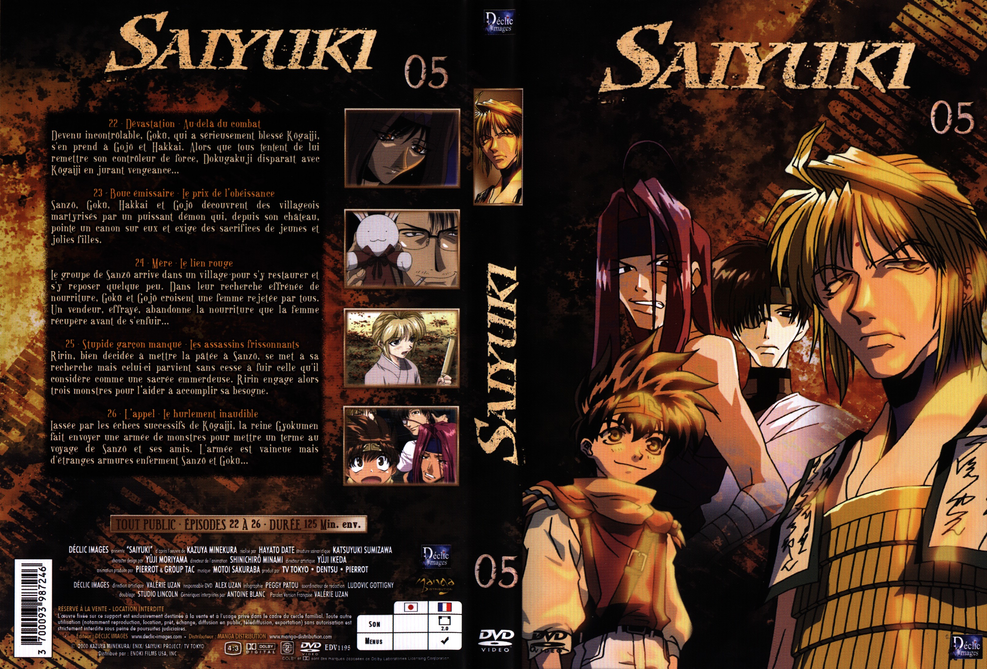 Jaquette DVD Saiyuki vol 05