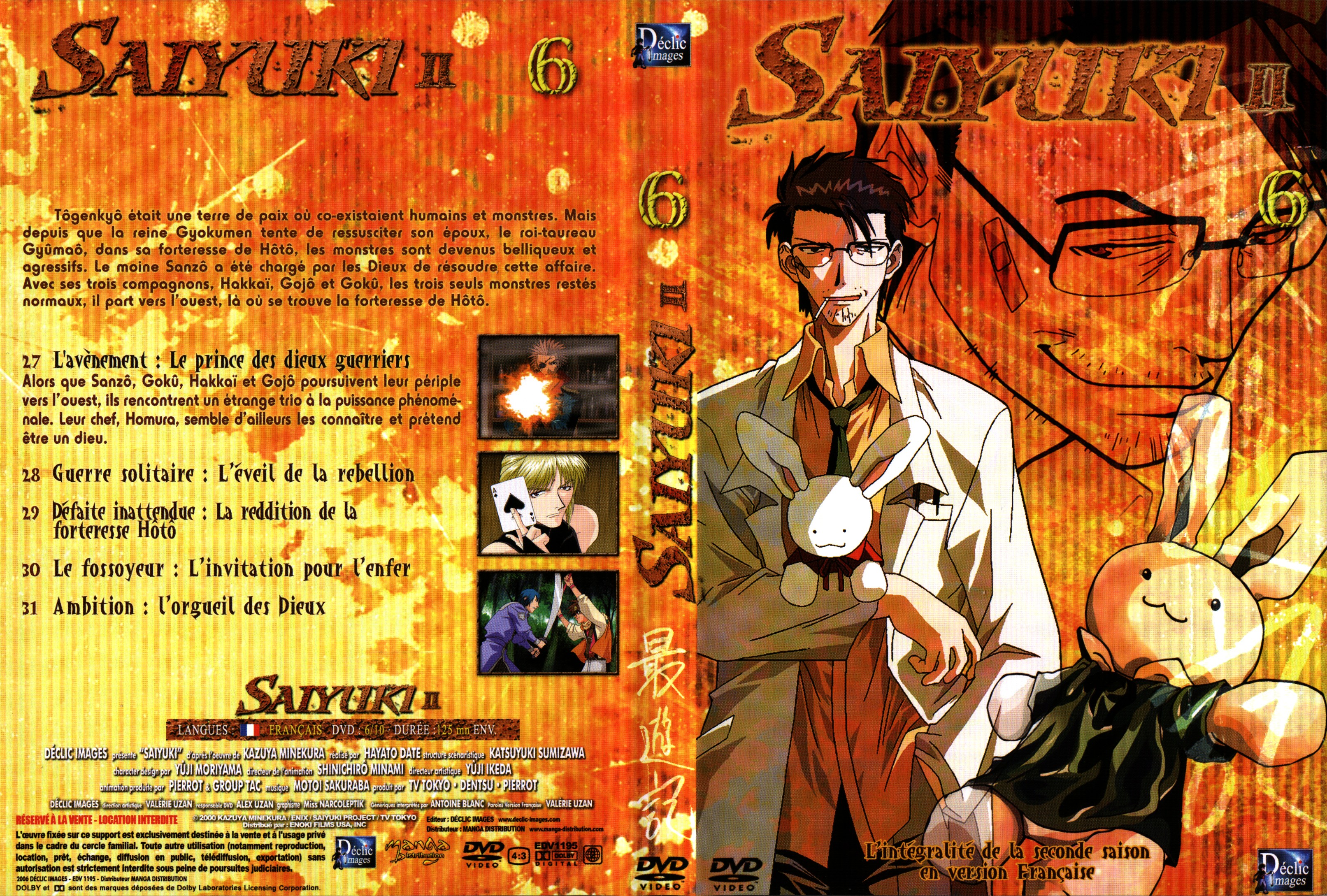 Jaquette DVD Saiyuki vol 06