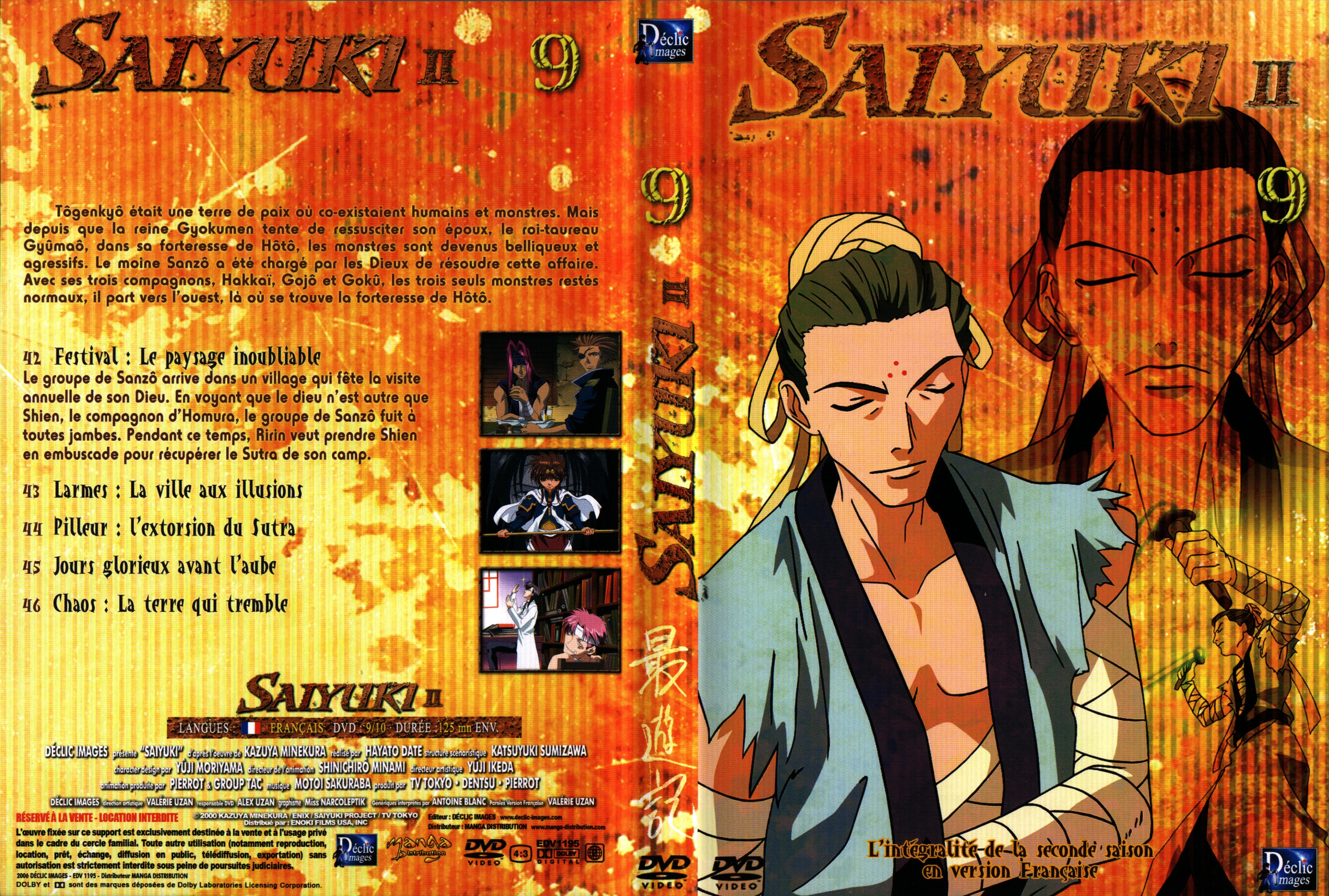 Jaquette DVD Saiyuki vol 09
