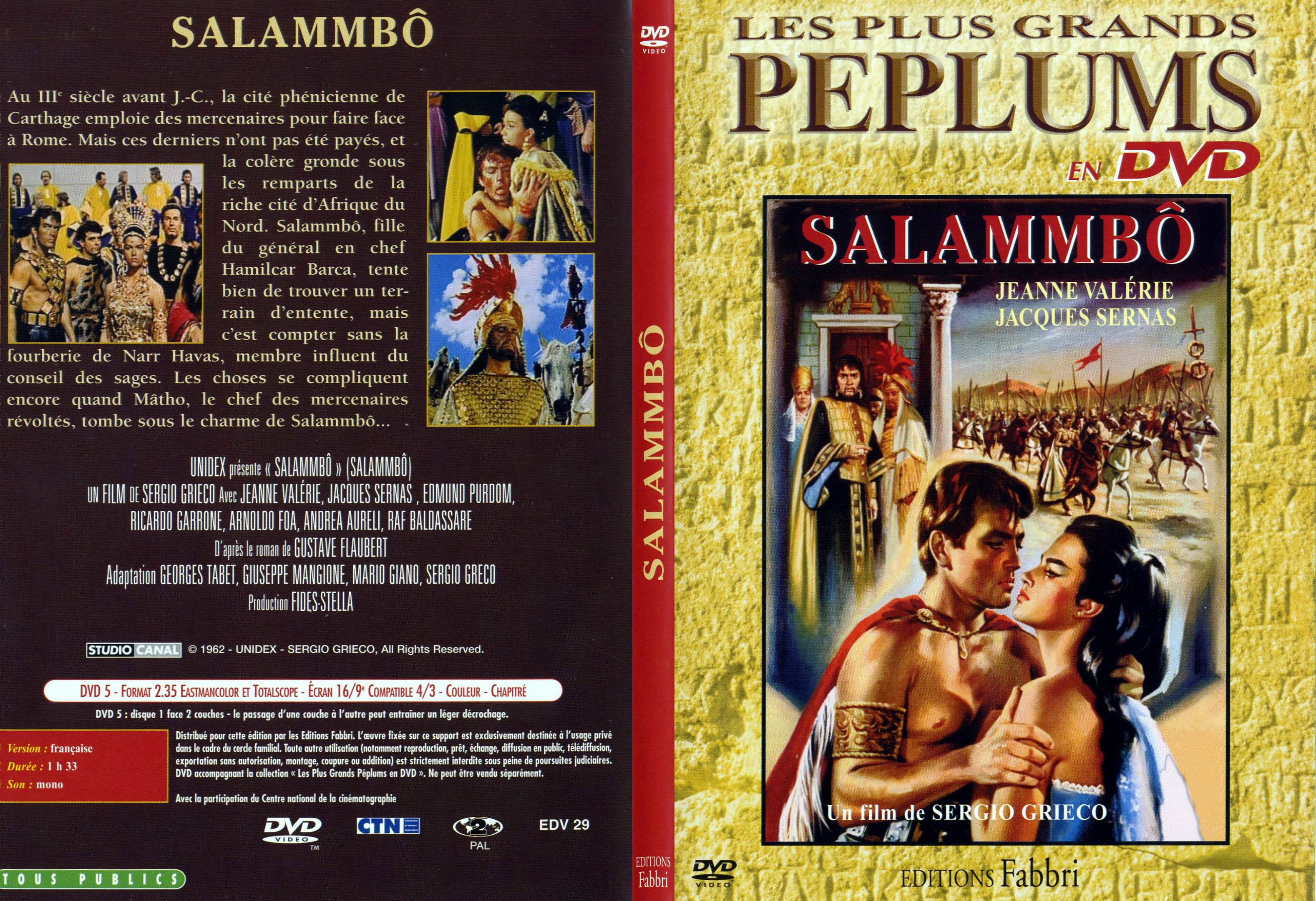 Jaquette DVD Salammb - SLIM