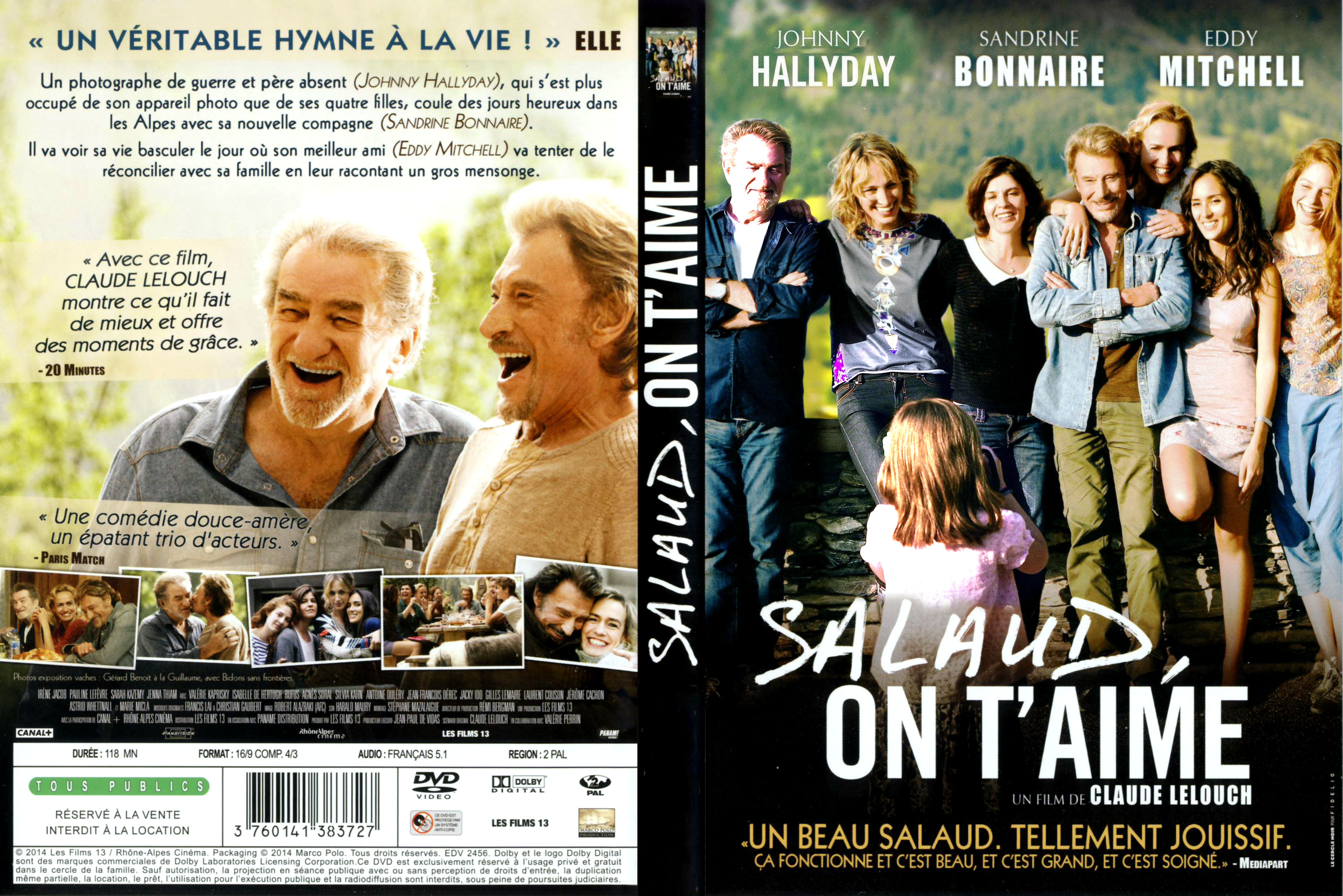 Jaquette DVD Salaud, on t