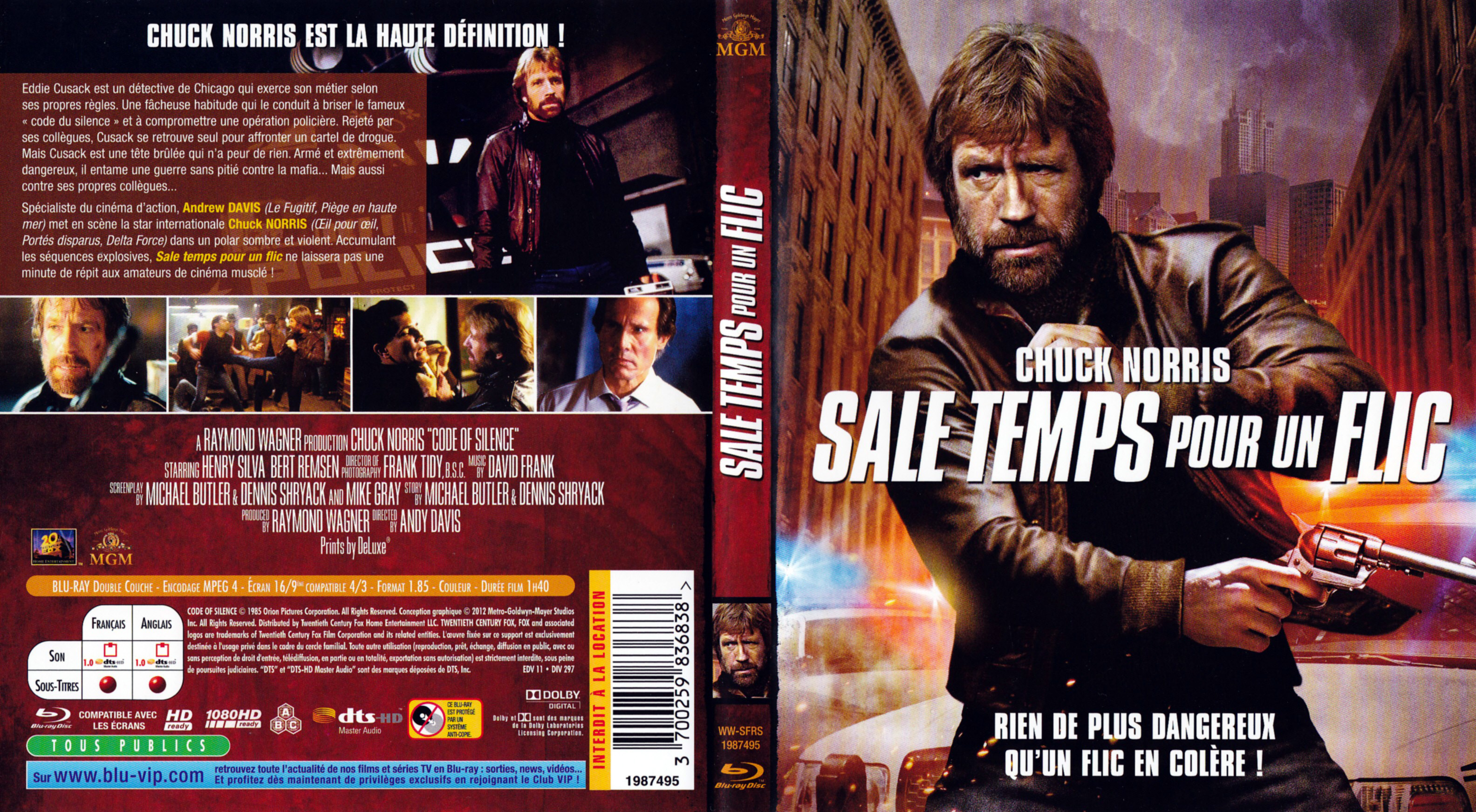 Jaquette DVD Sale temps pour un flic (BLU-RAY)