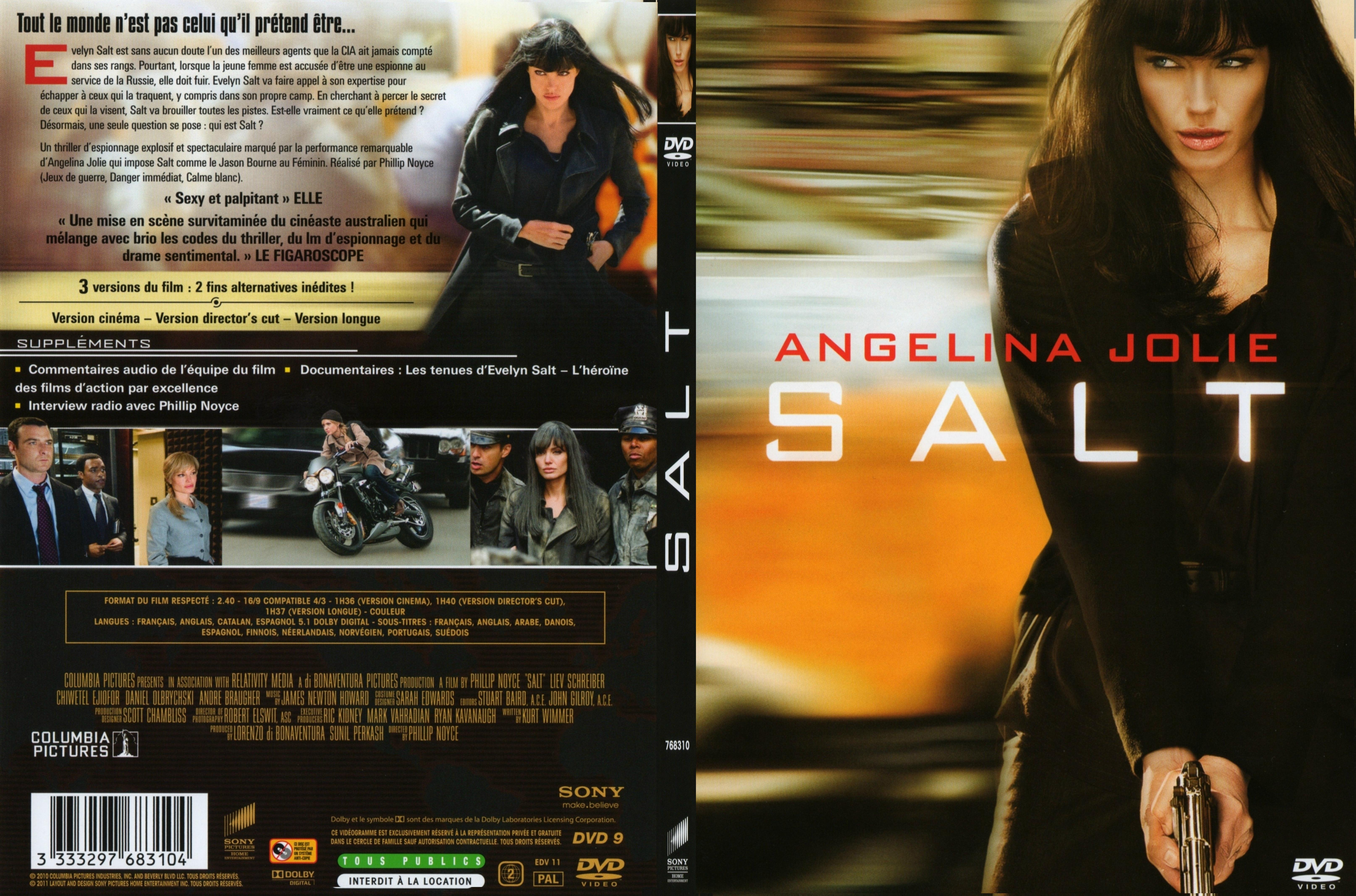 Jaquette DVD Salt - SLIM