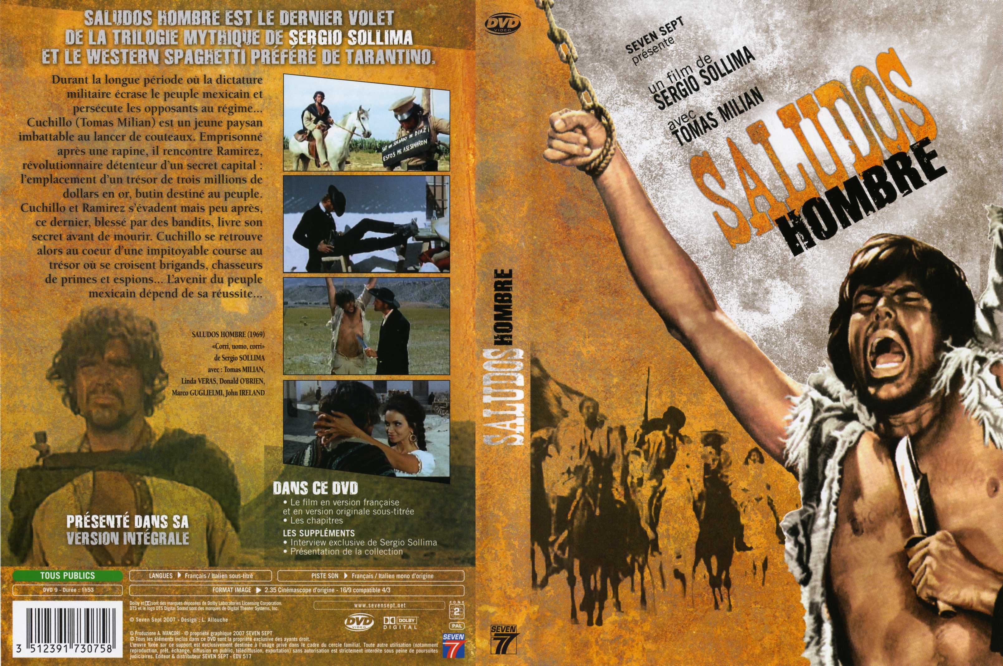 Jaquette DVD Saludos hombre