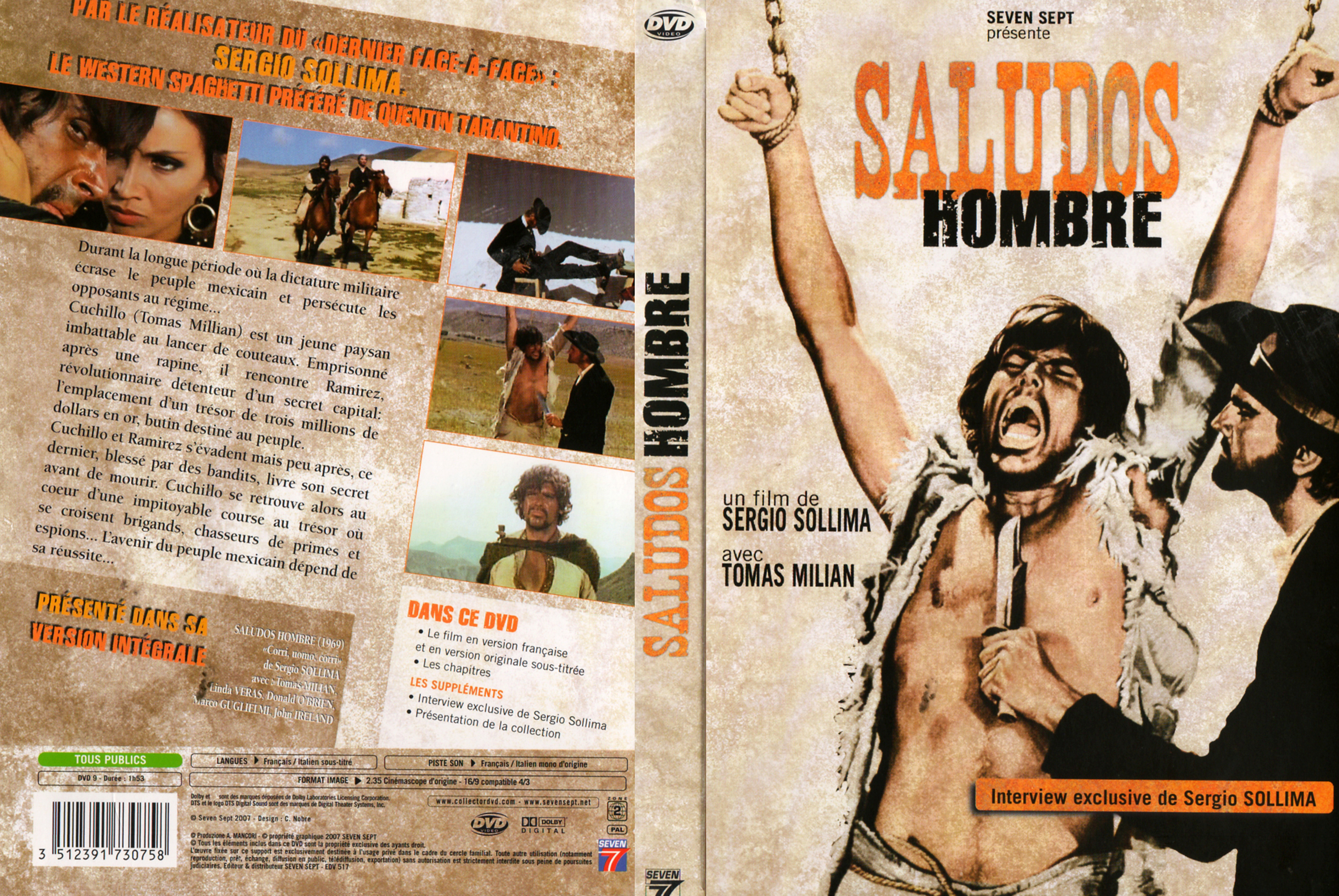 Jaquette DVD Saludos hombre v2