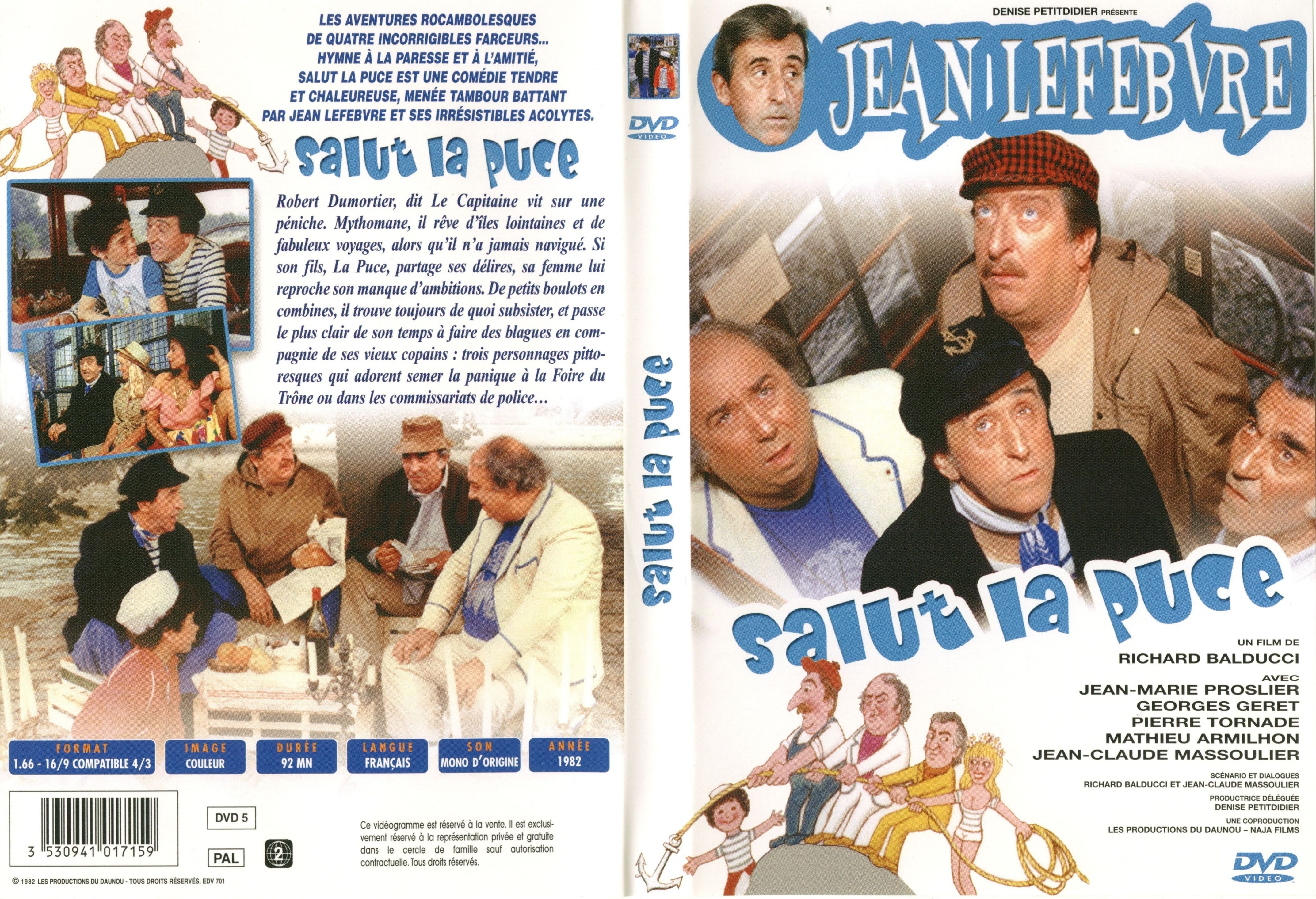 Jaquette DVD Salut la puce