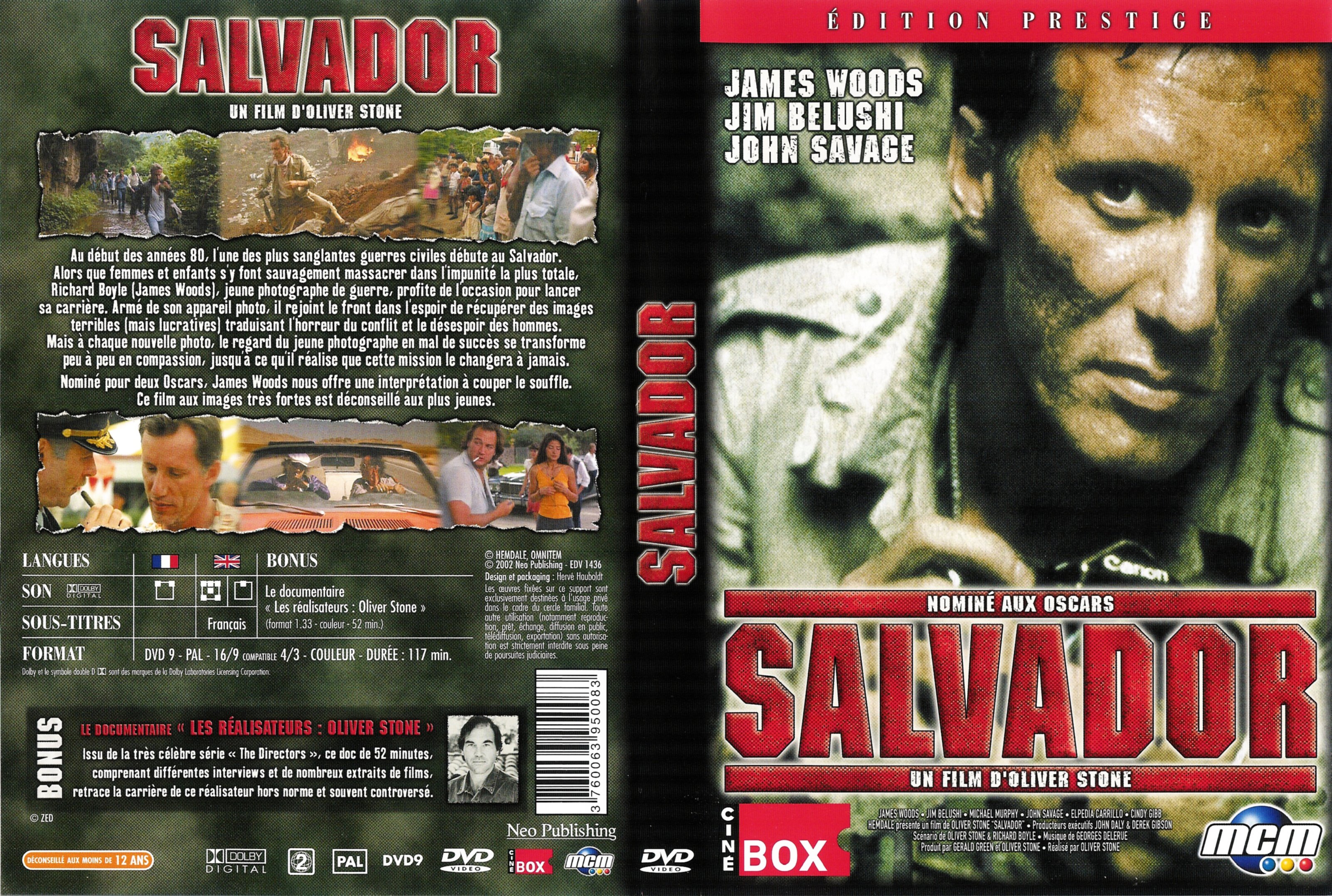 Jaquette DVD Salvador