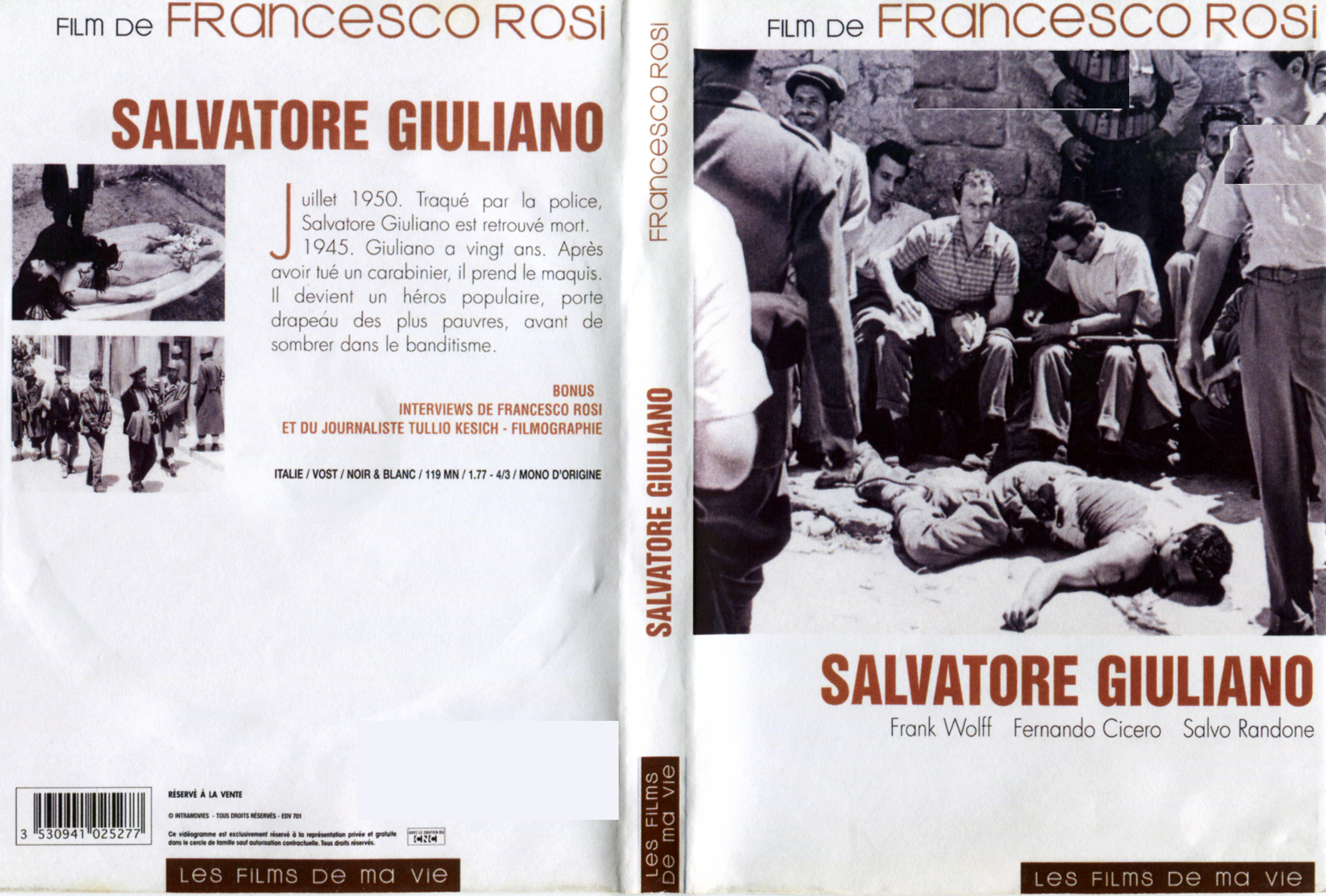 Jaquette DVD Salvatore Giuliano