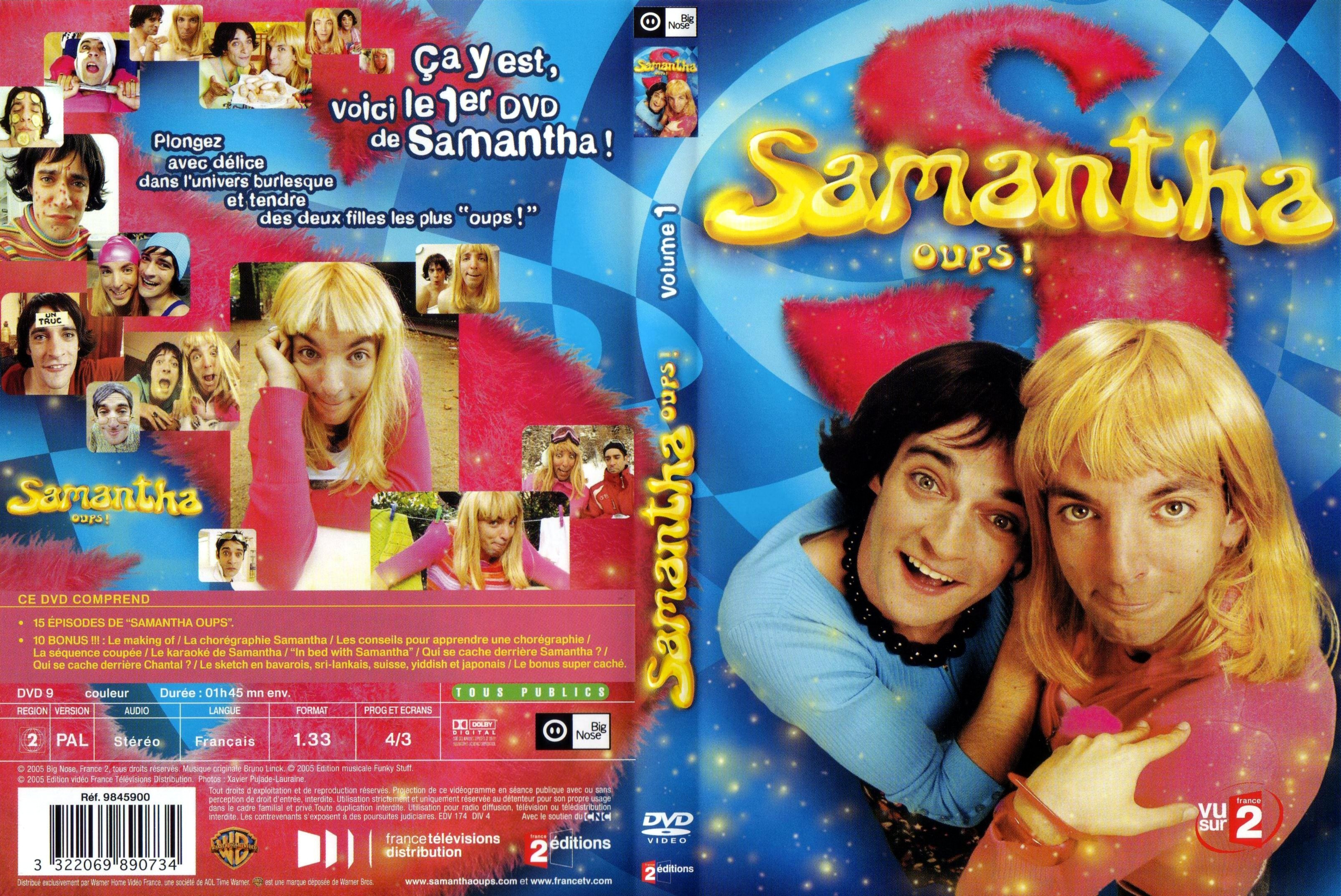 Jaquette DVD Samantha oups vol 1