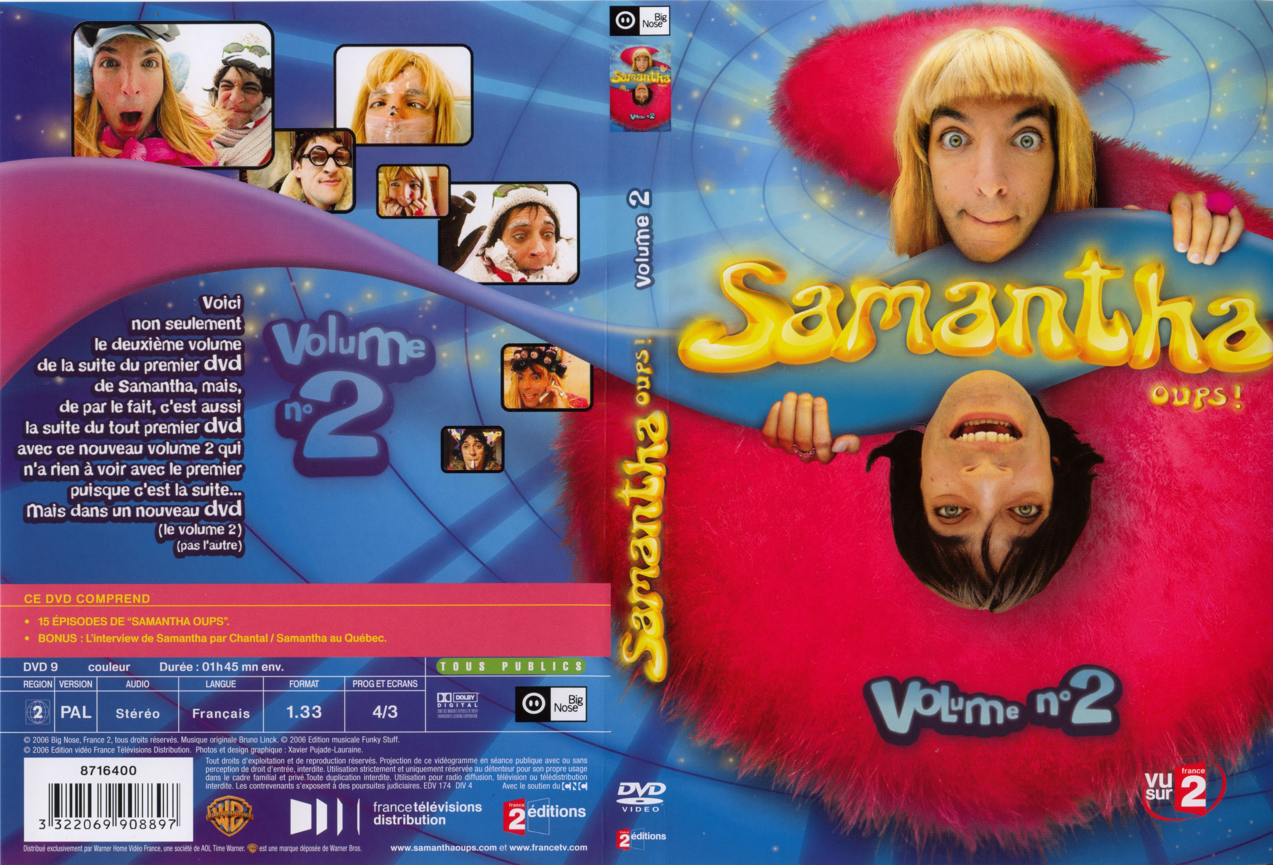 Jaquette DVD Samantha oups vol 2