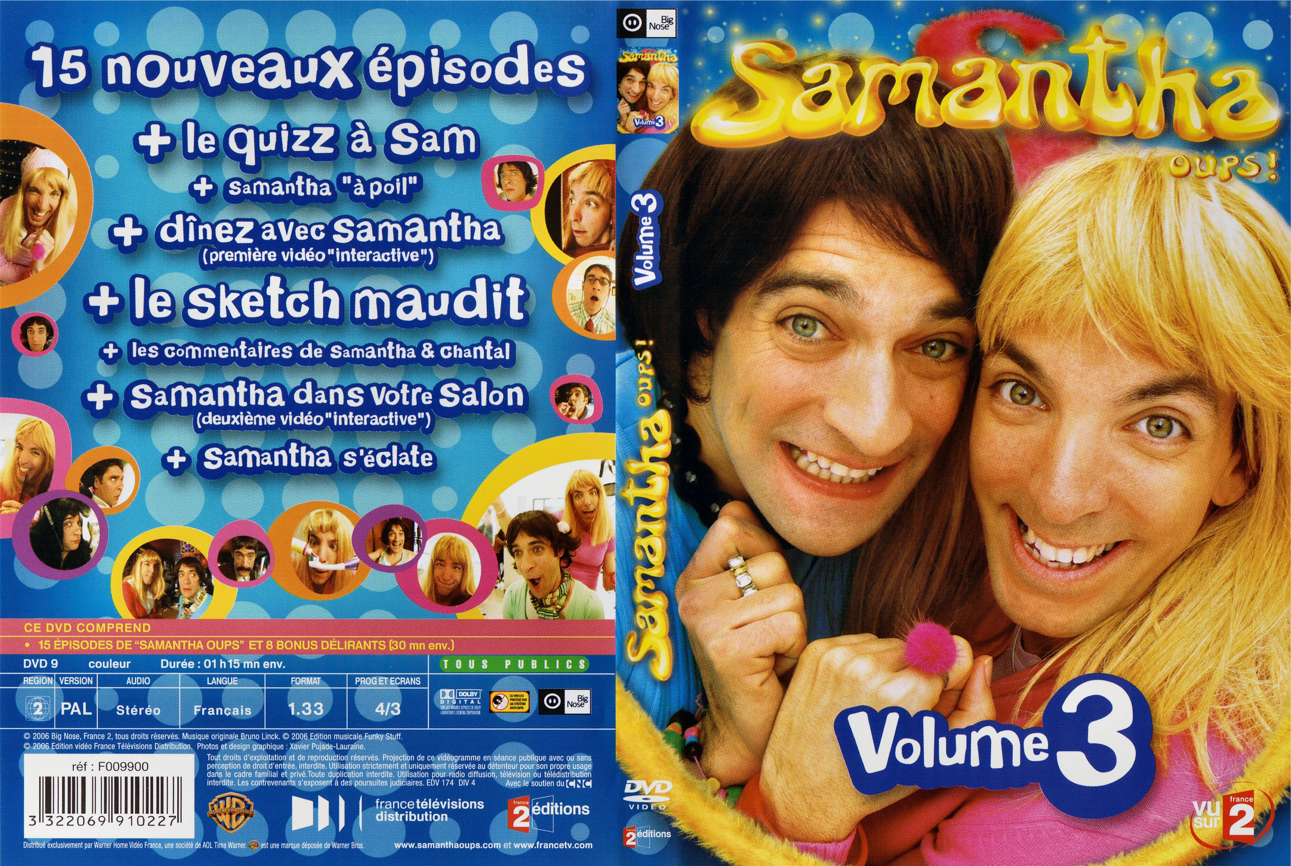 Jaquette DVD Samantha oups vol 3