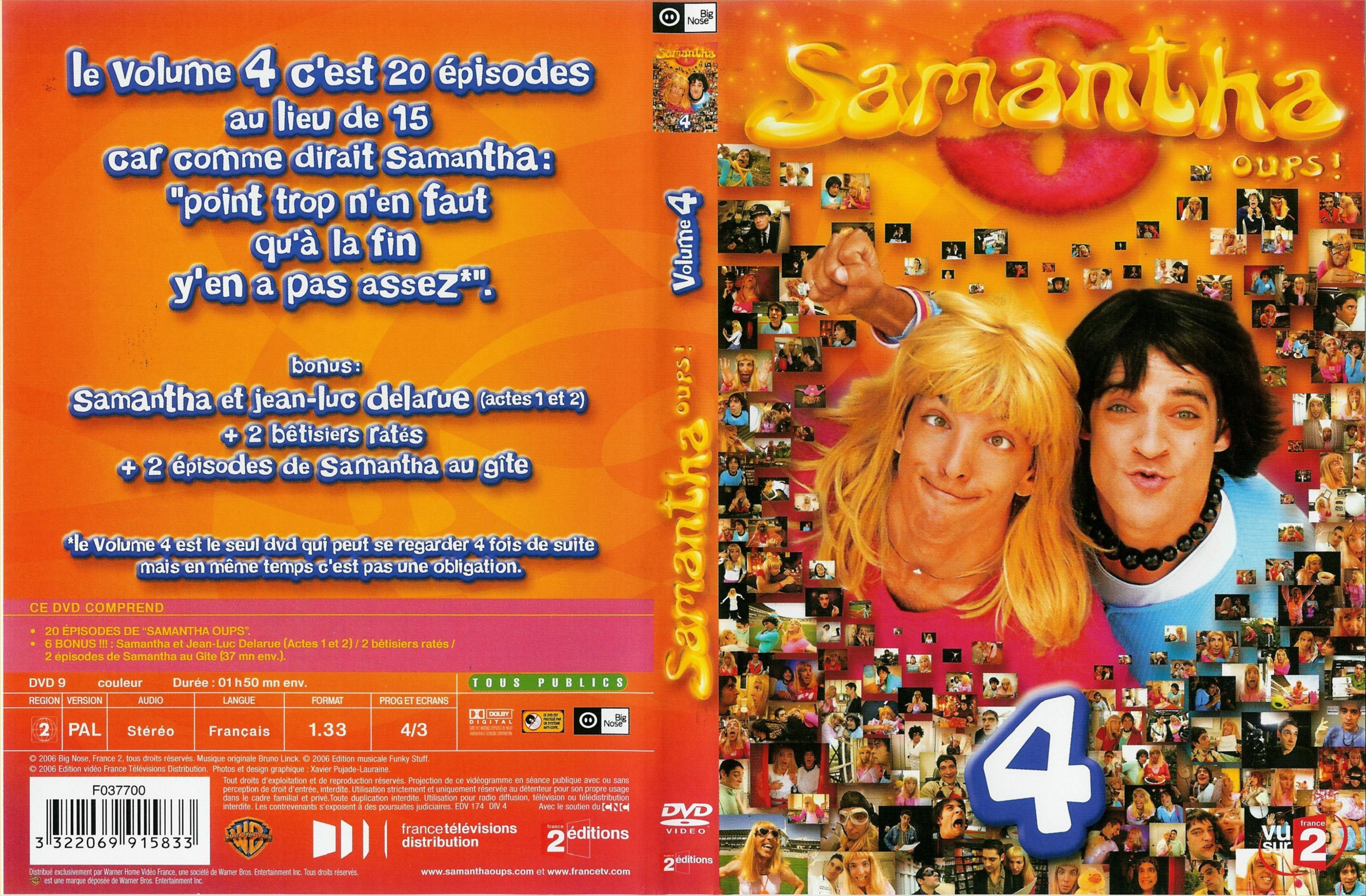 Jaquette DVD Samantha oups vol 4
