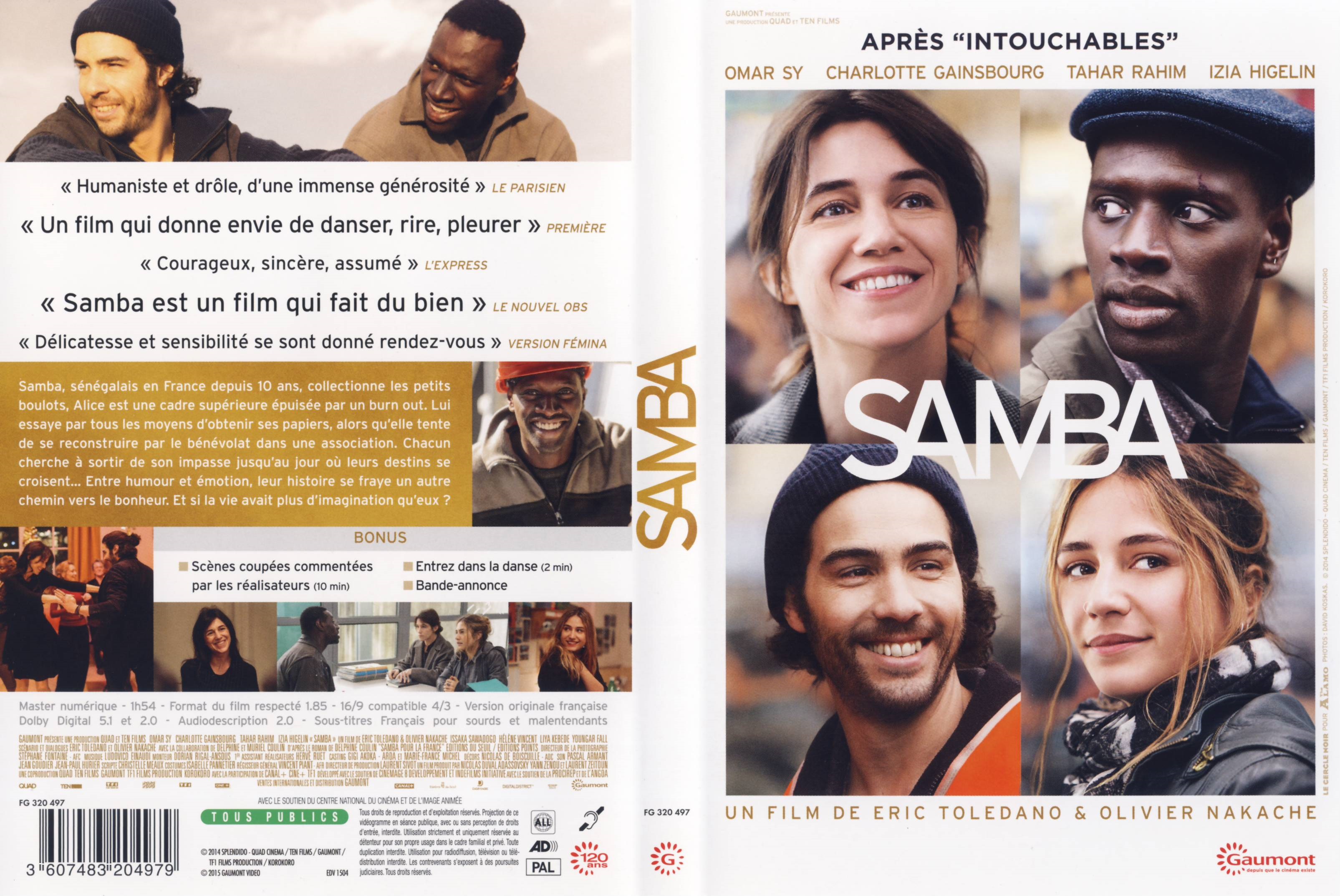 Jaquette DVD Samba