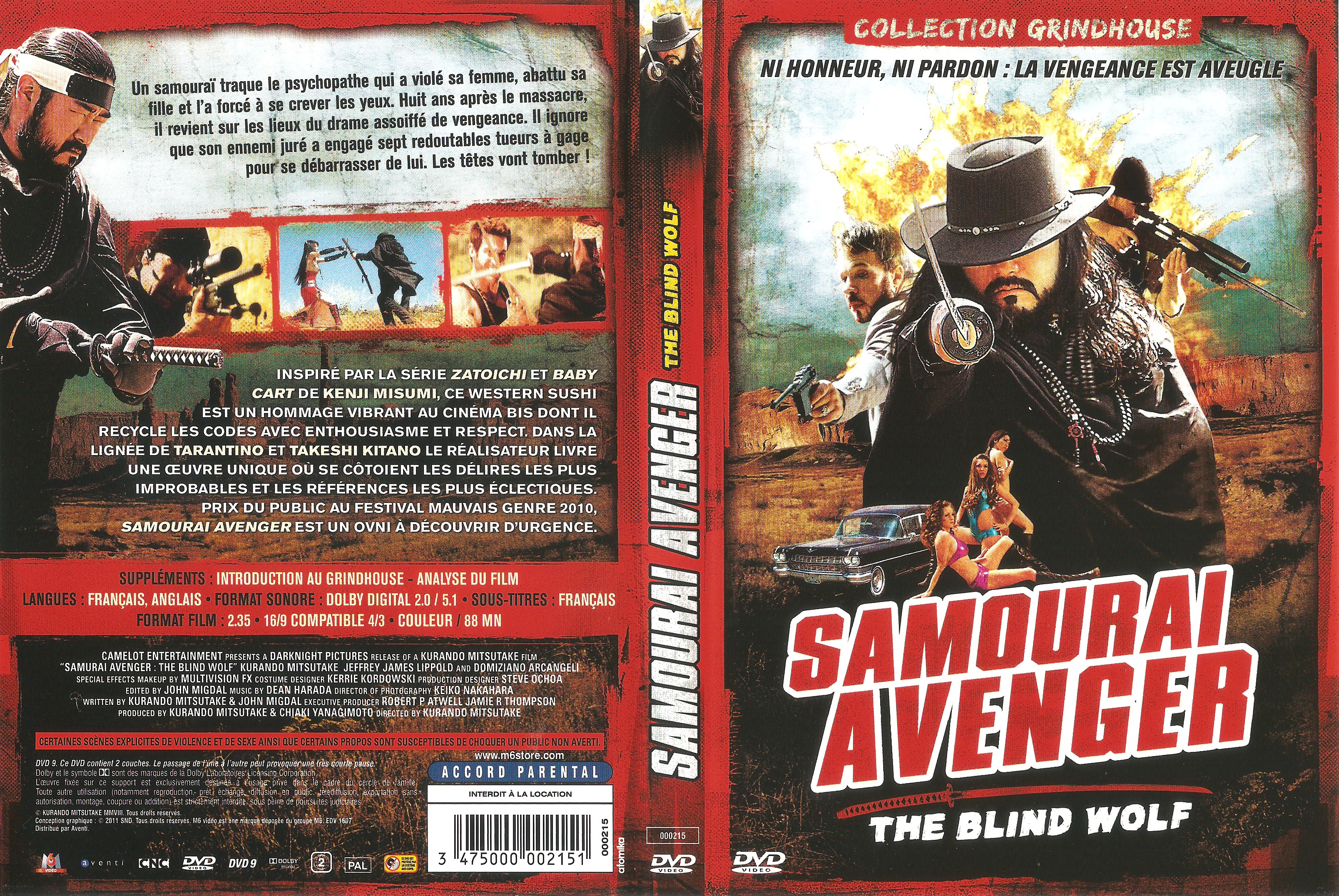 Jaquette DVD Samourai Avenger