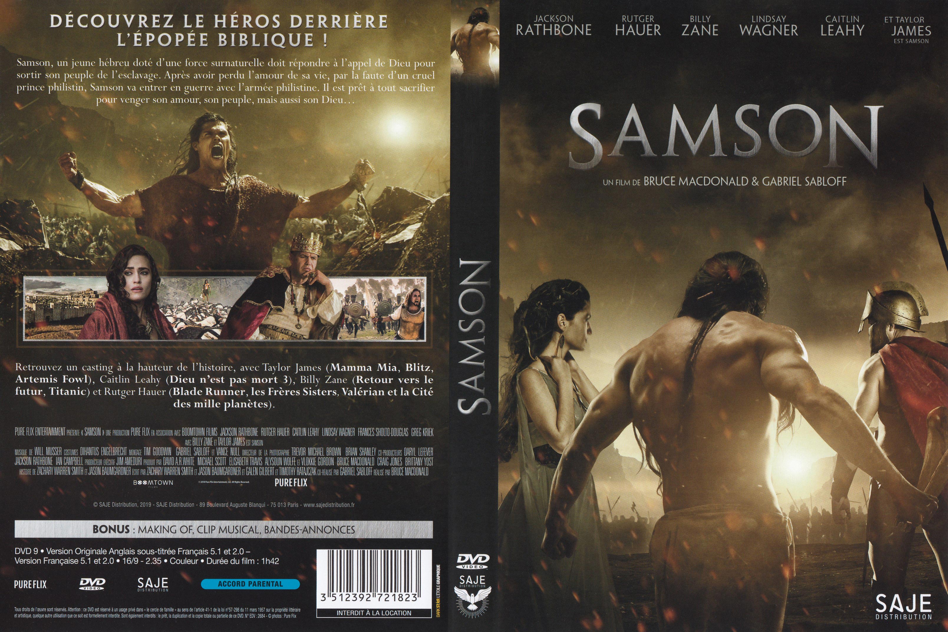 Jaquette DVD Samson (2019)