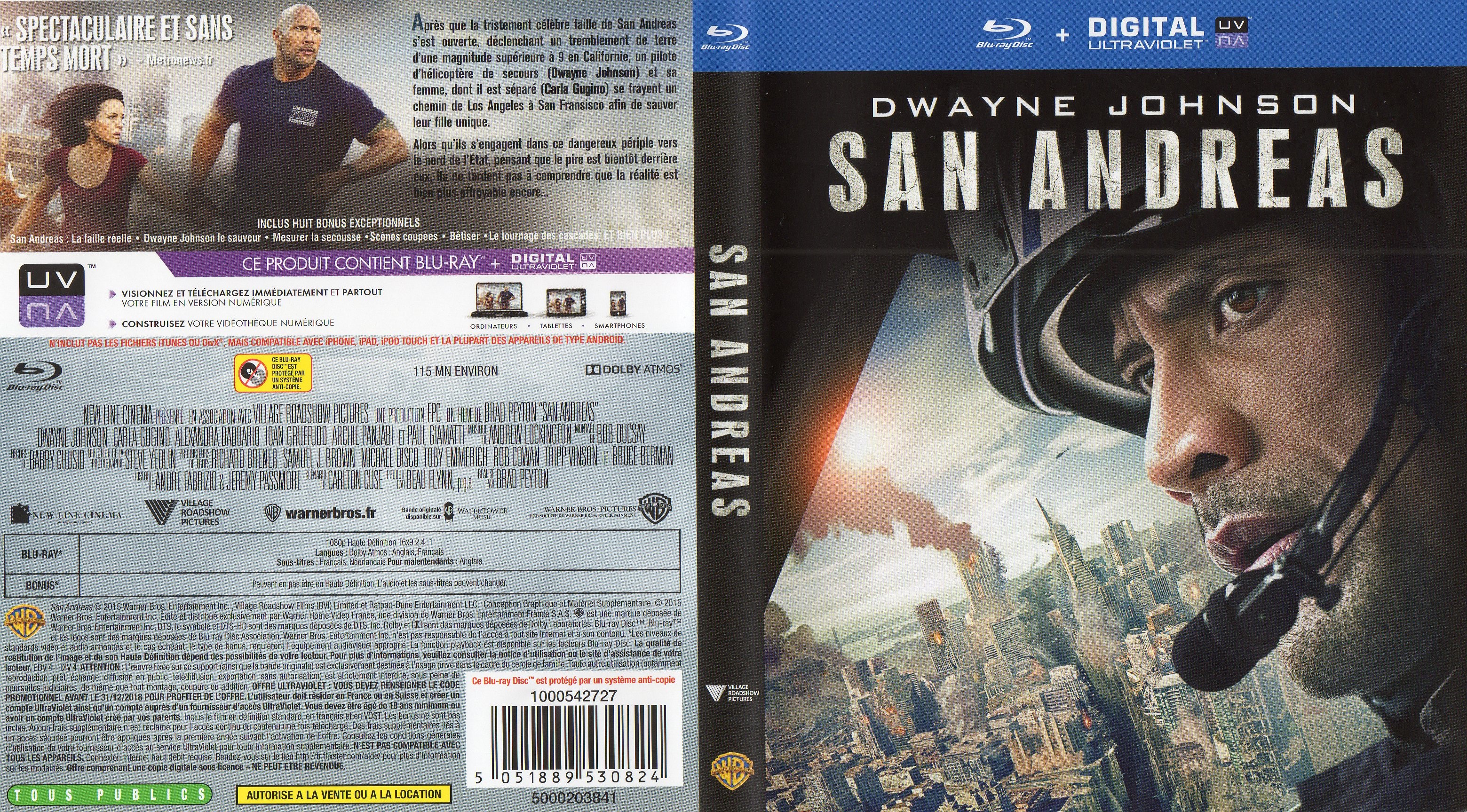 Jaquette DVD San Andreas (BLU-RAY)