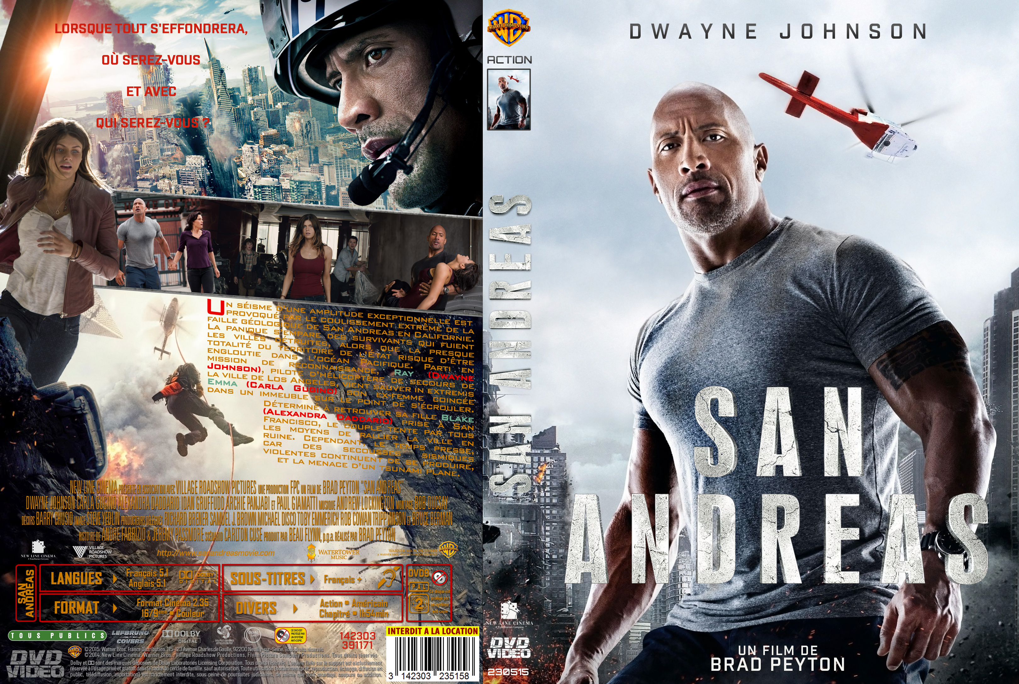 Jaquette DVD San Andreas custom