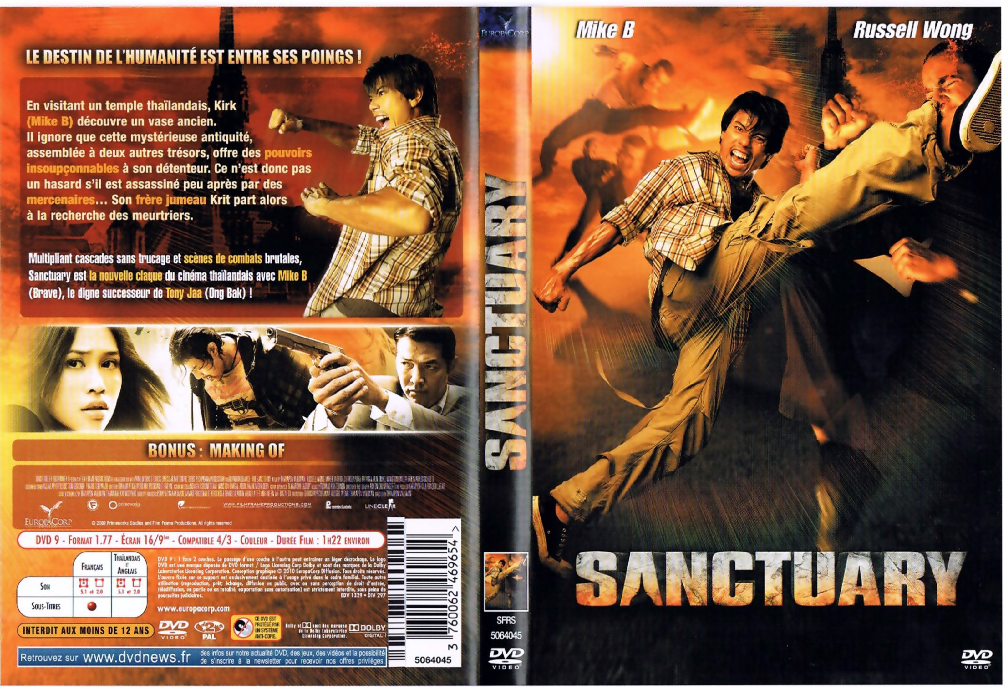 Jaquette DVD Sanctuary (2010)