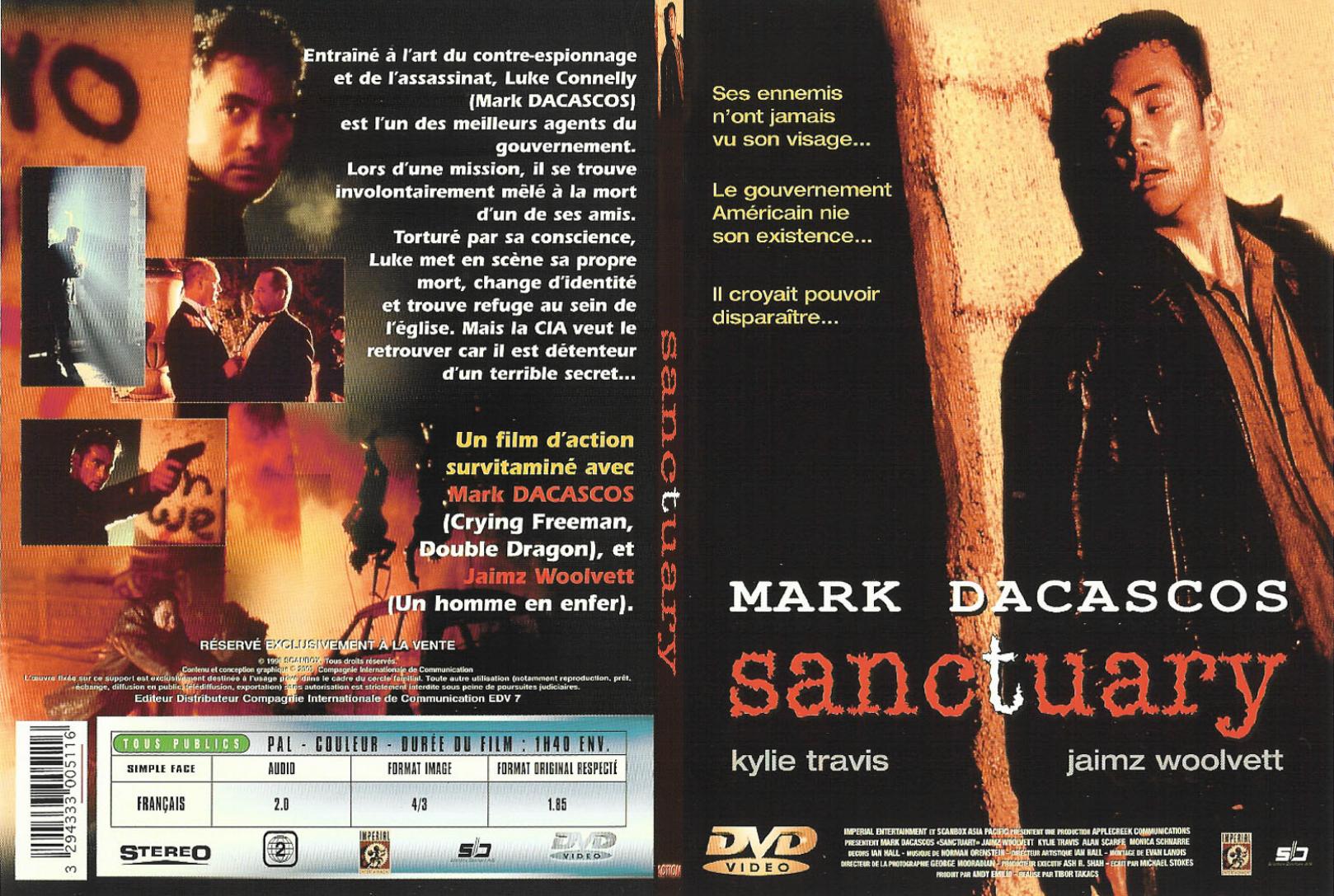 Jaquette DVD Sanctuary - SLIM