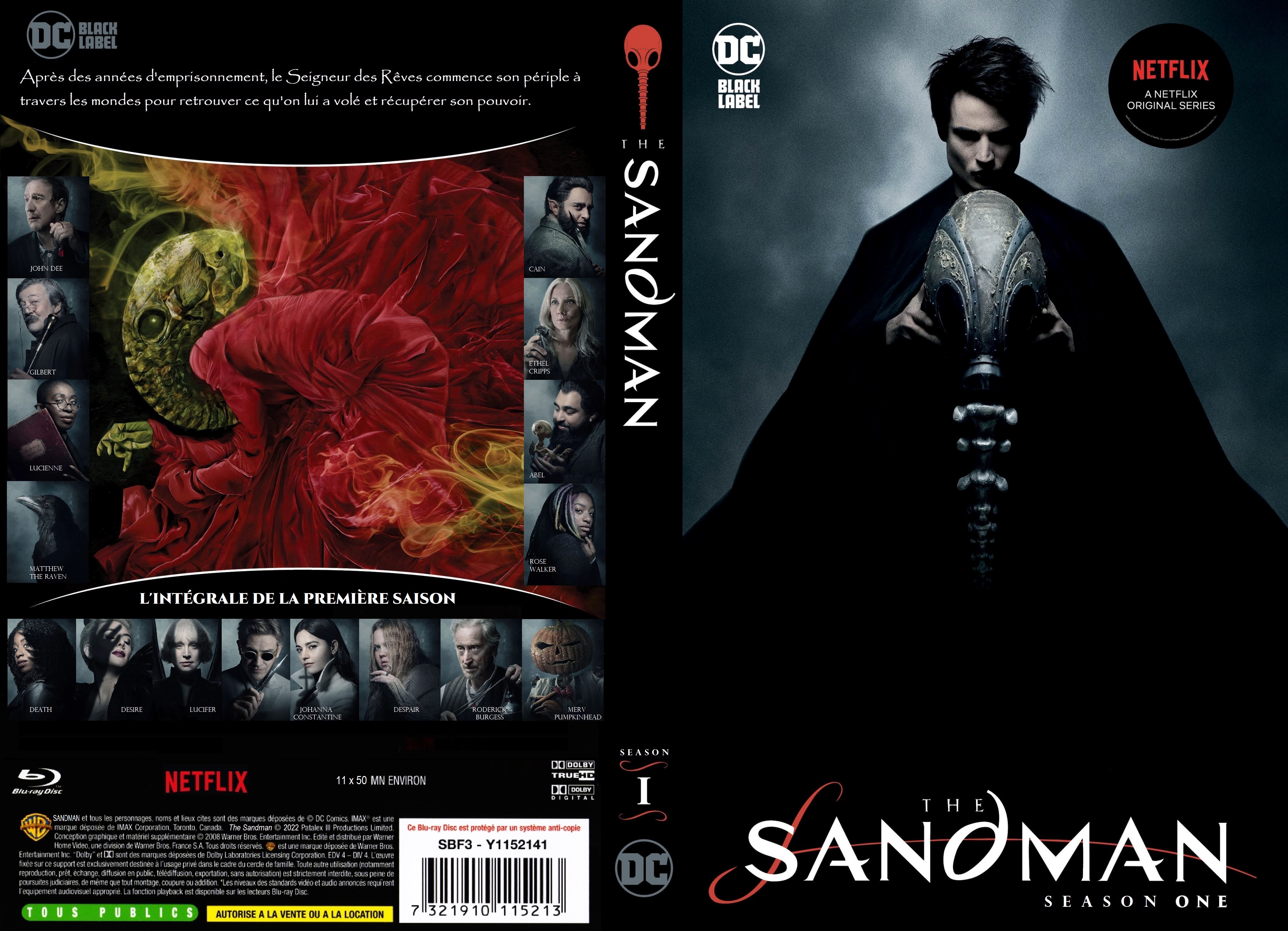 Jaquette DVD Sandman saison 1 custom