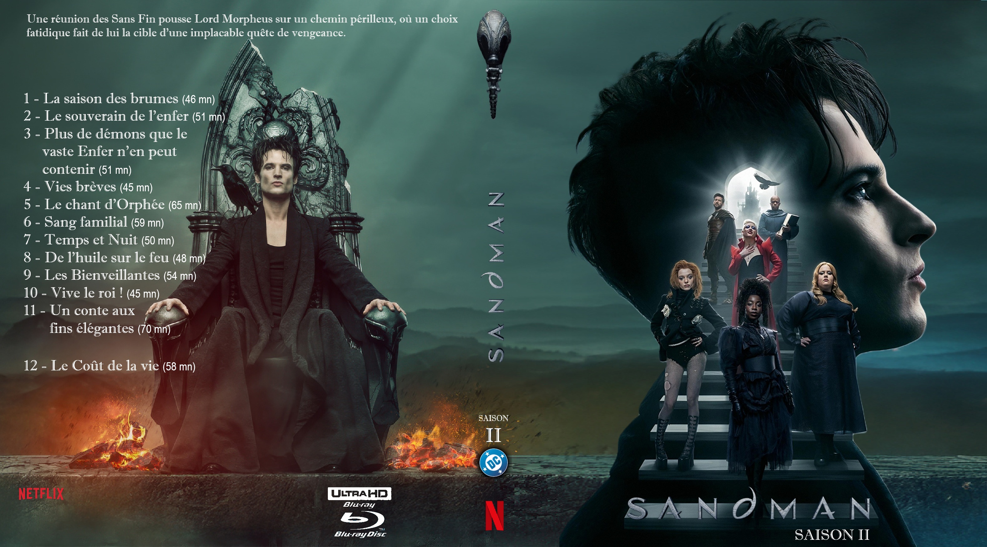 Jaquette DVD Sandman saison 2 4K custom (BLU-RAY)
