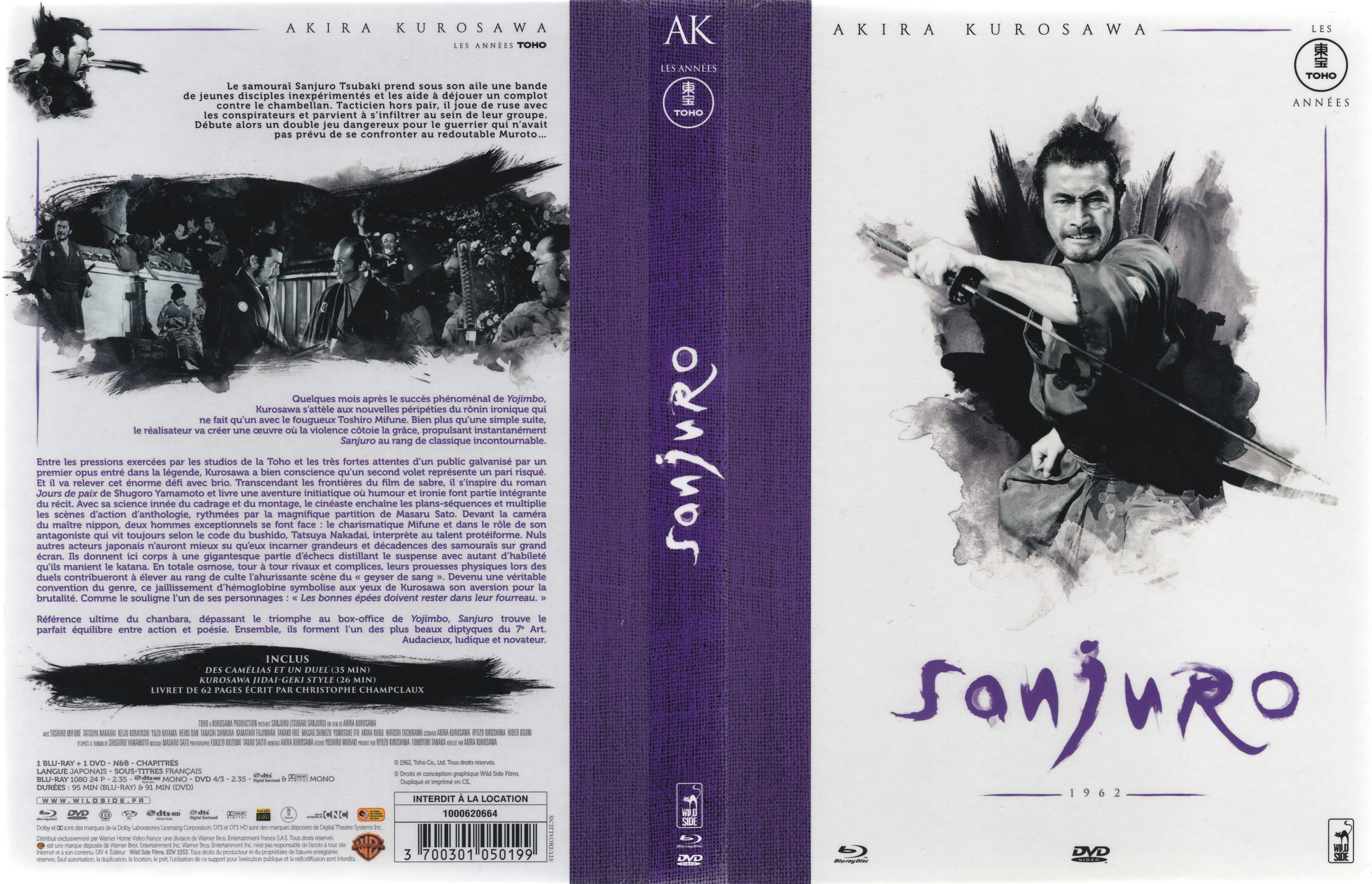 Jaquette DVD Sanjuro (BLU-RAY)