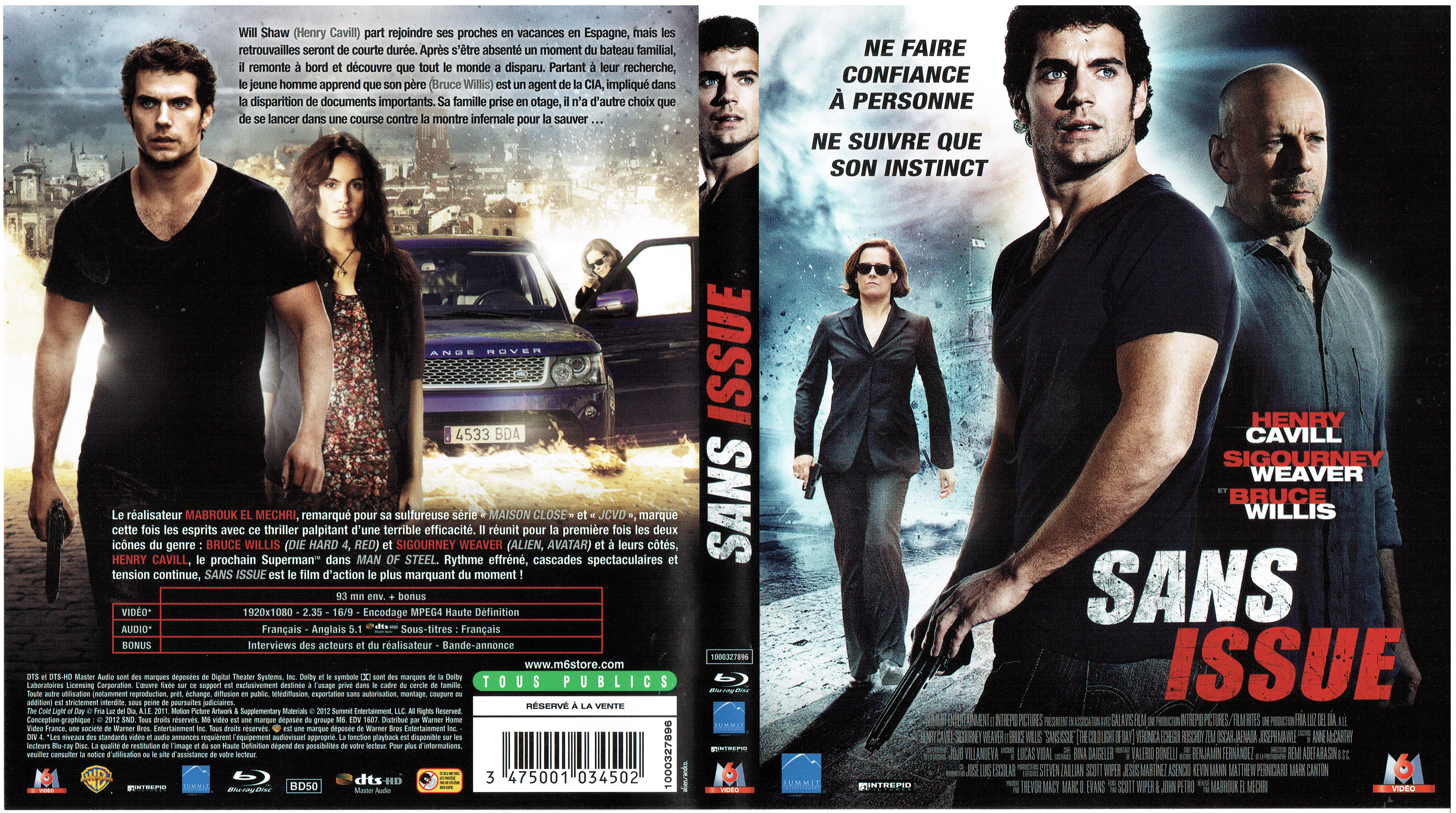 Jaquette DVD Sans Issue (BLU-RAY)