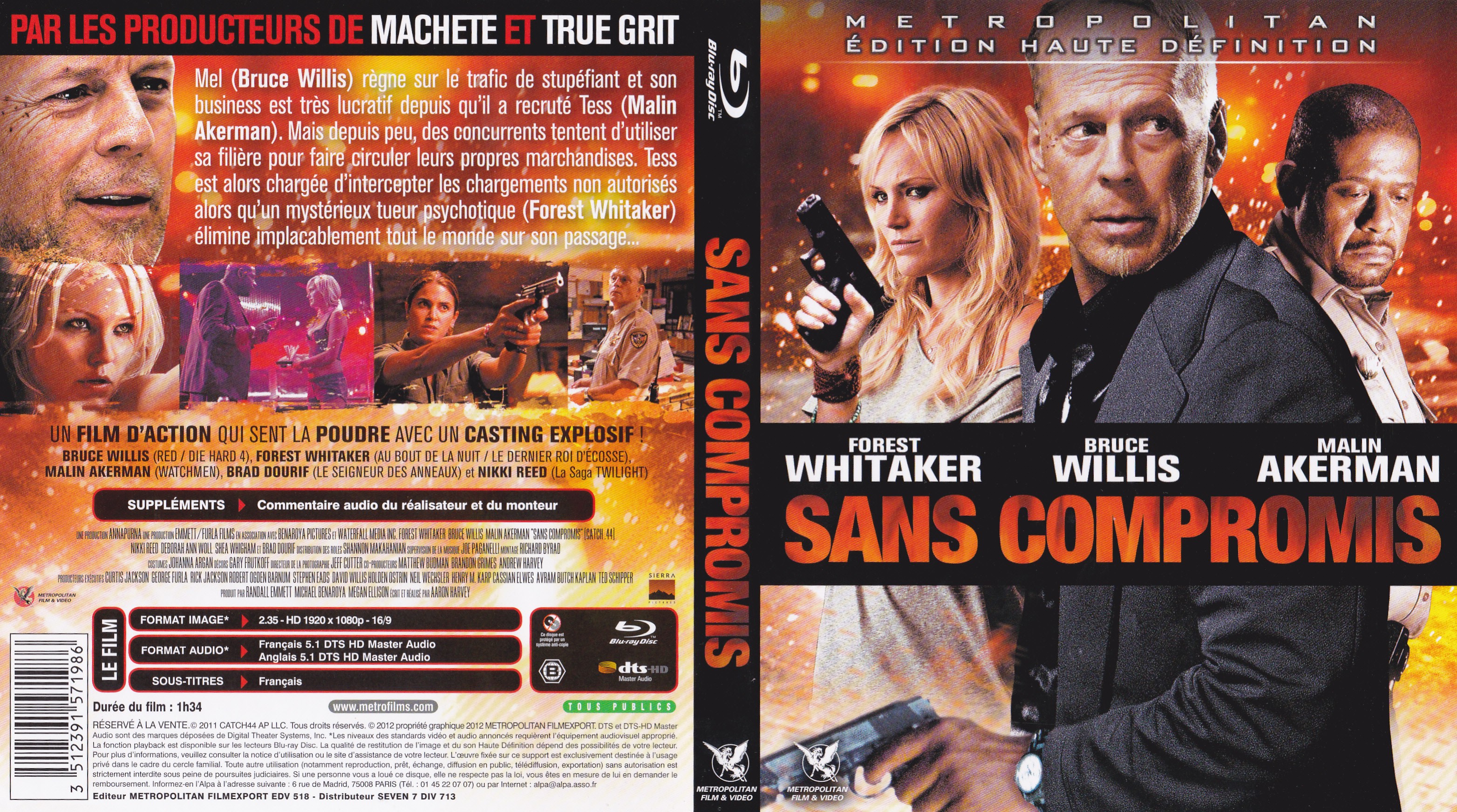 Jaquette DVD Sans compromis (BLU-RAY)