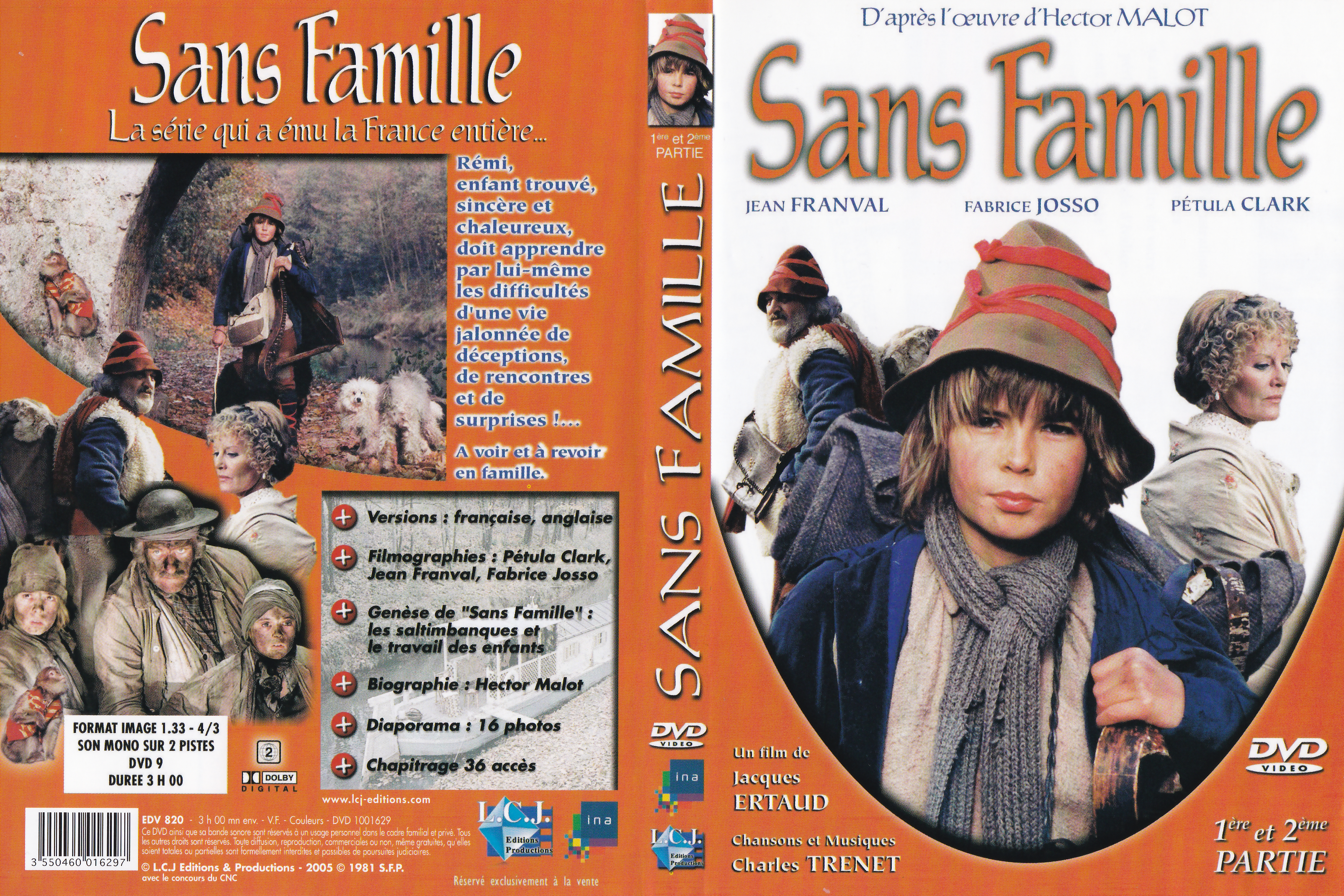 Jaquette DVD Sans famille (1981) DVD 1