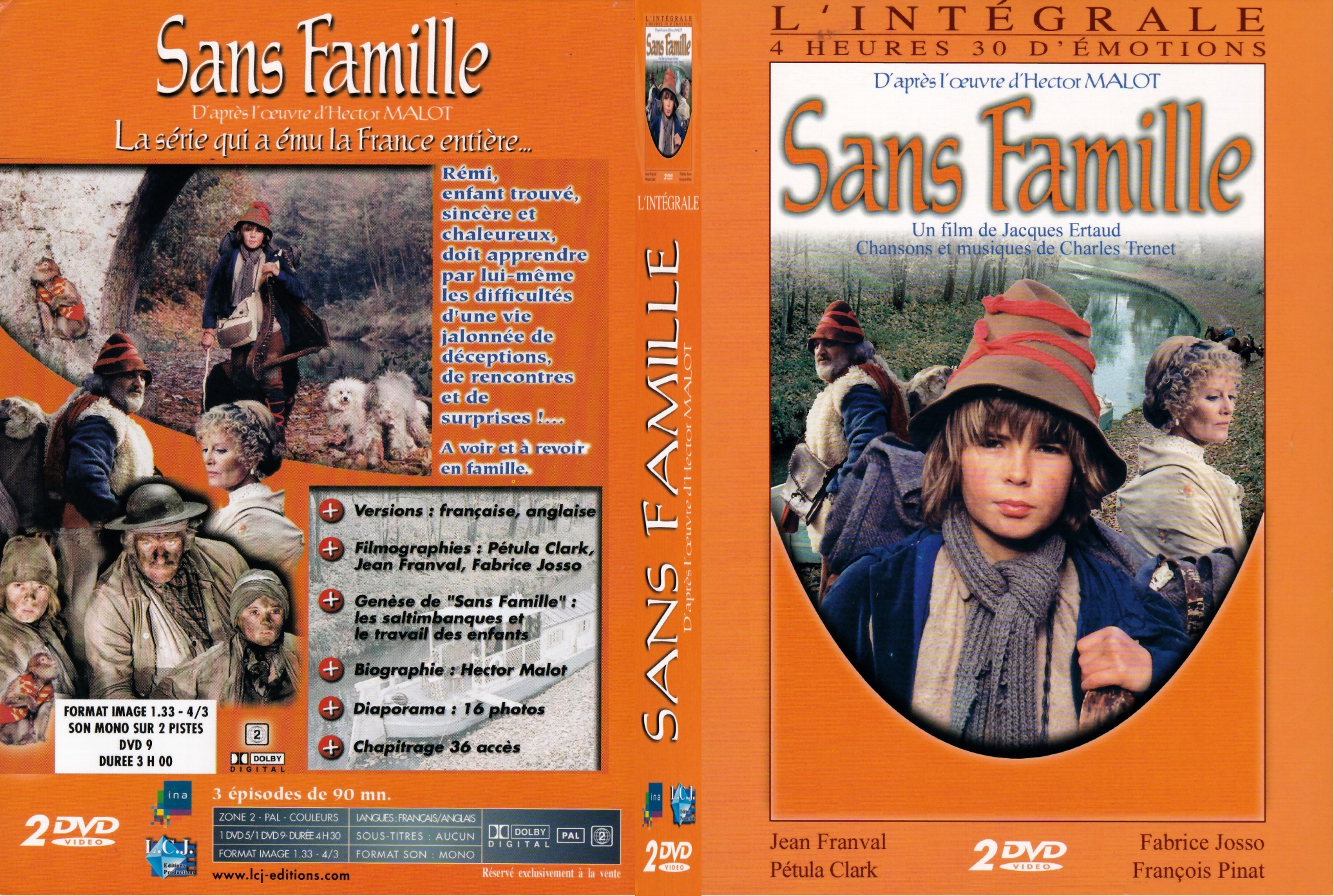 Jaquette DVD Sans famille (1981) v2