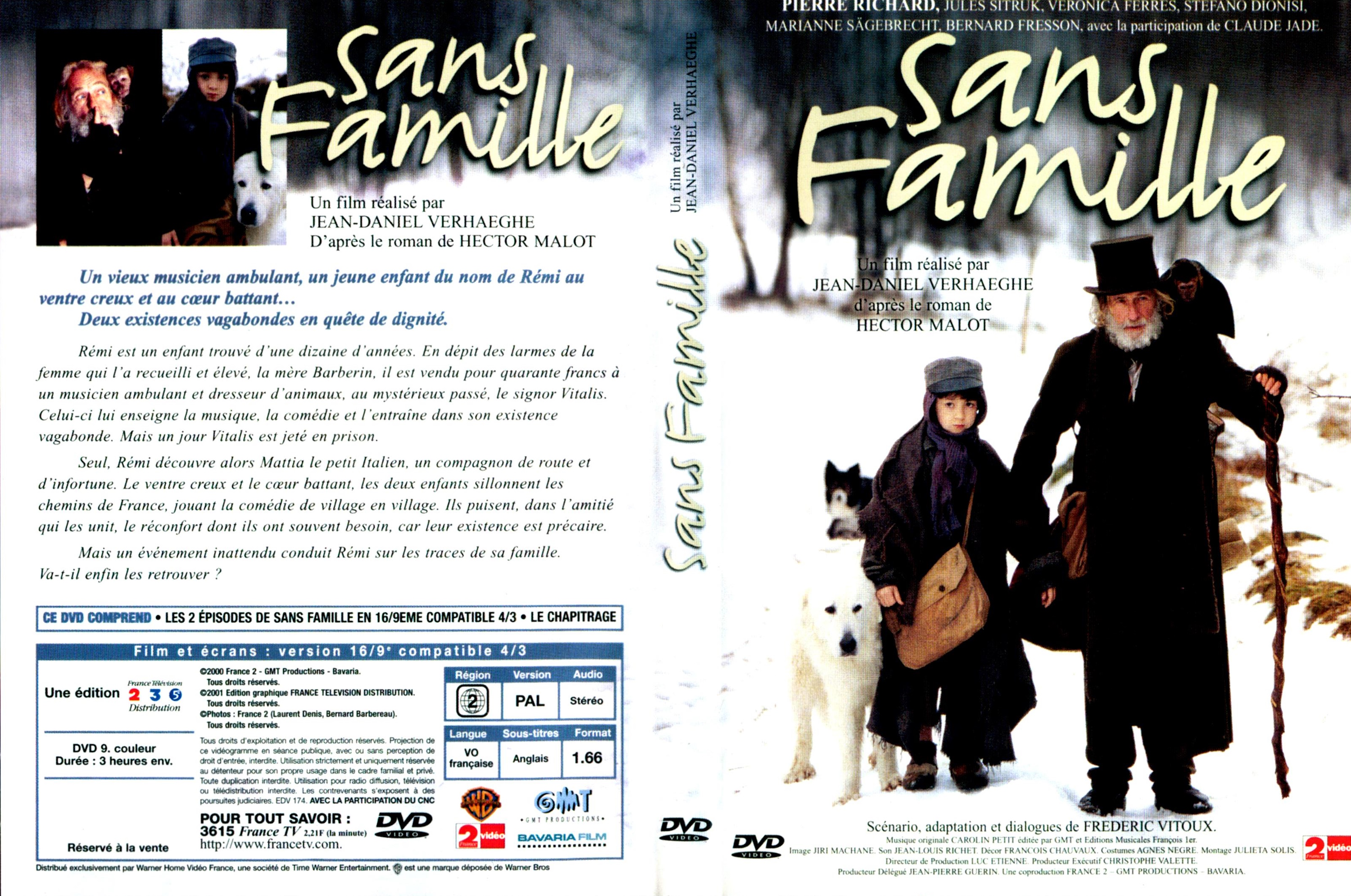 Jaquette DVD Sans famille v2