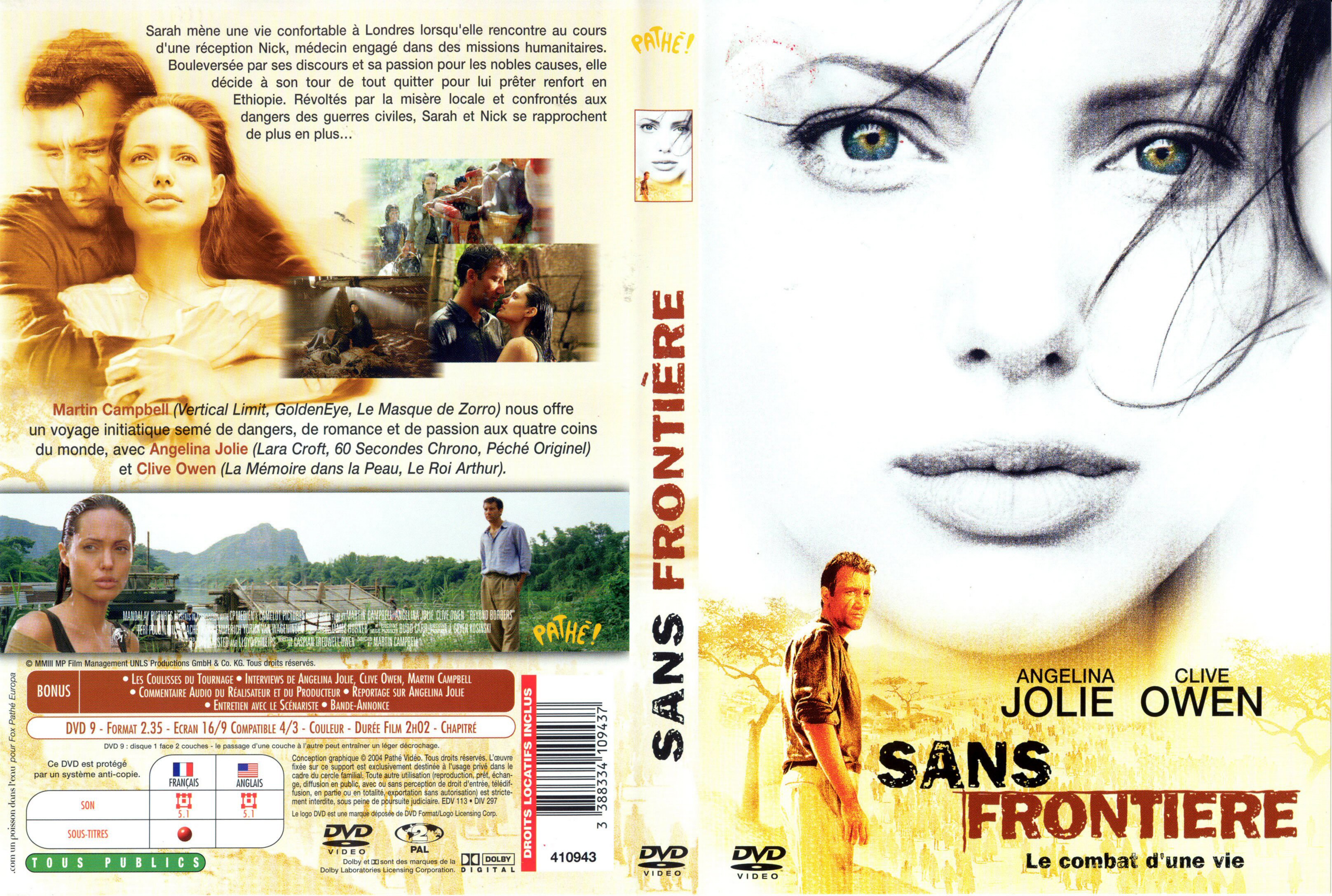 Jaquette DVD Sans frontiere