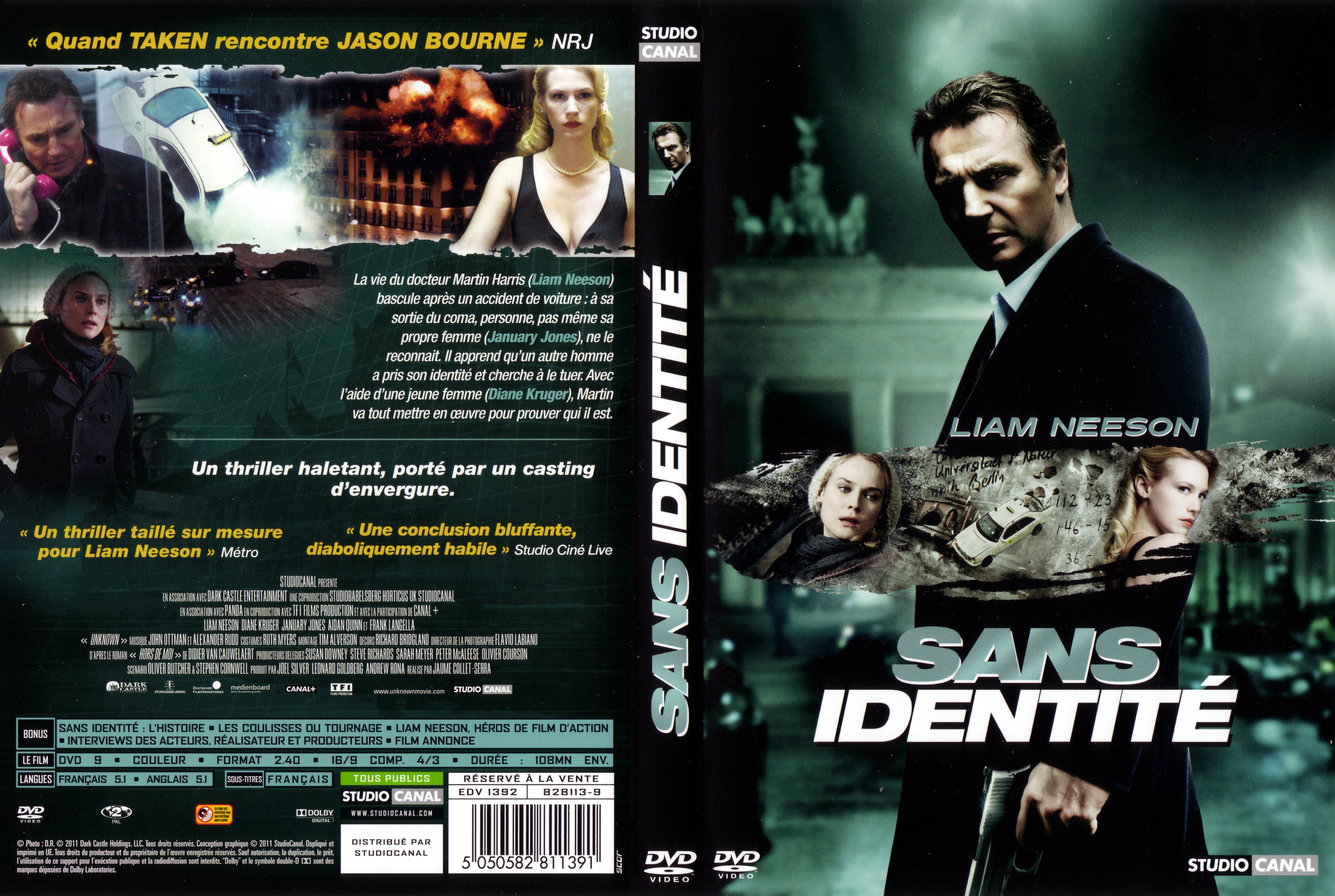 Jaquette DVD Sans identit
