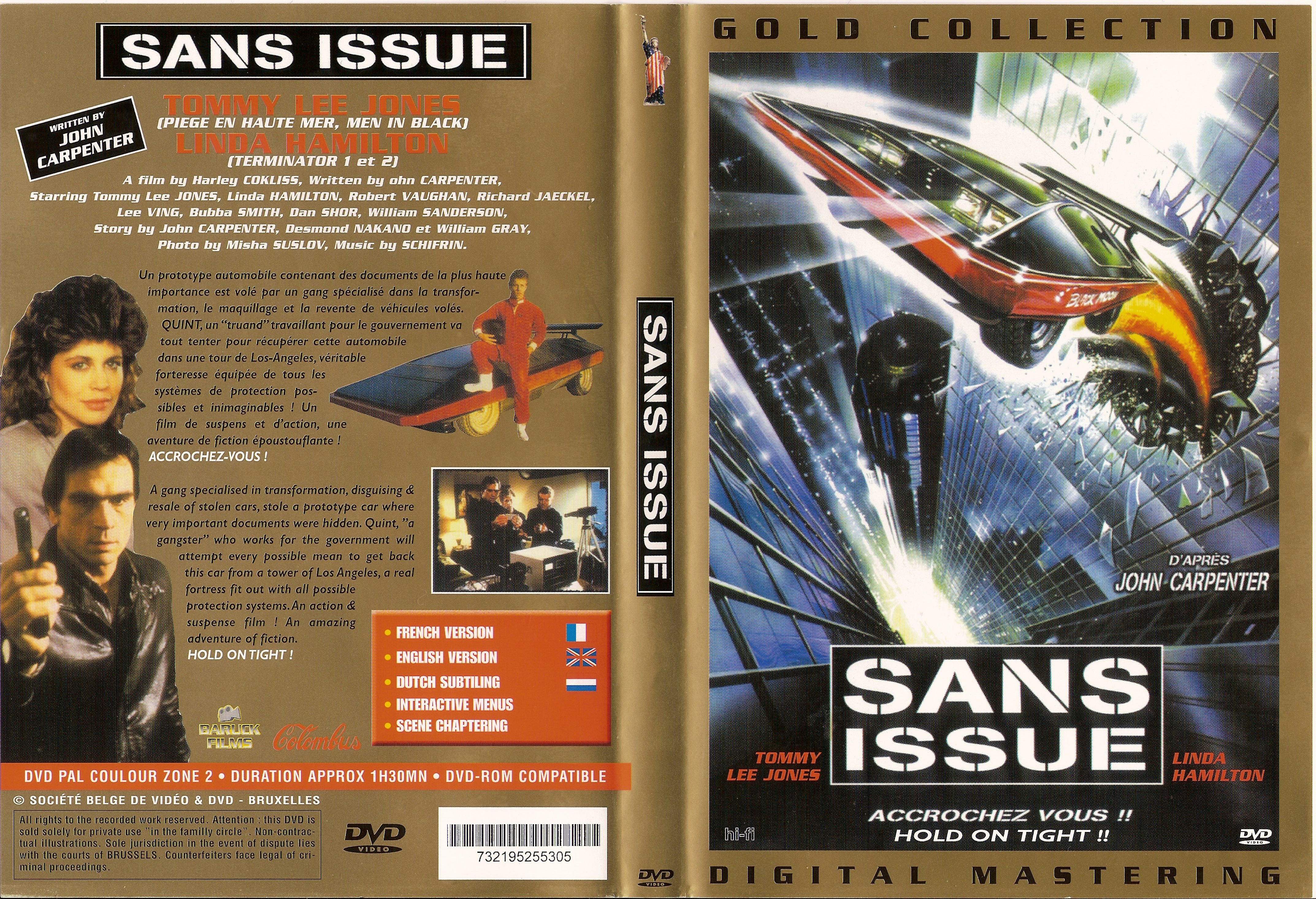 Jaquette DVD Sans issue