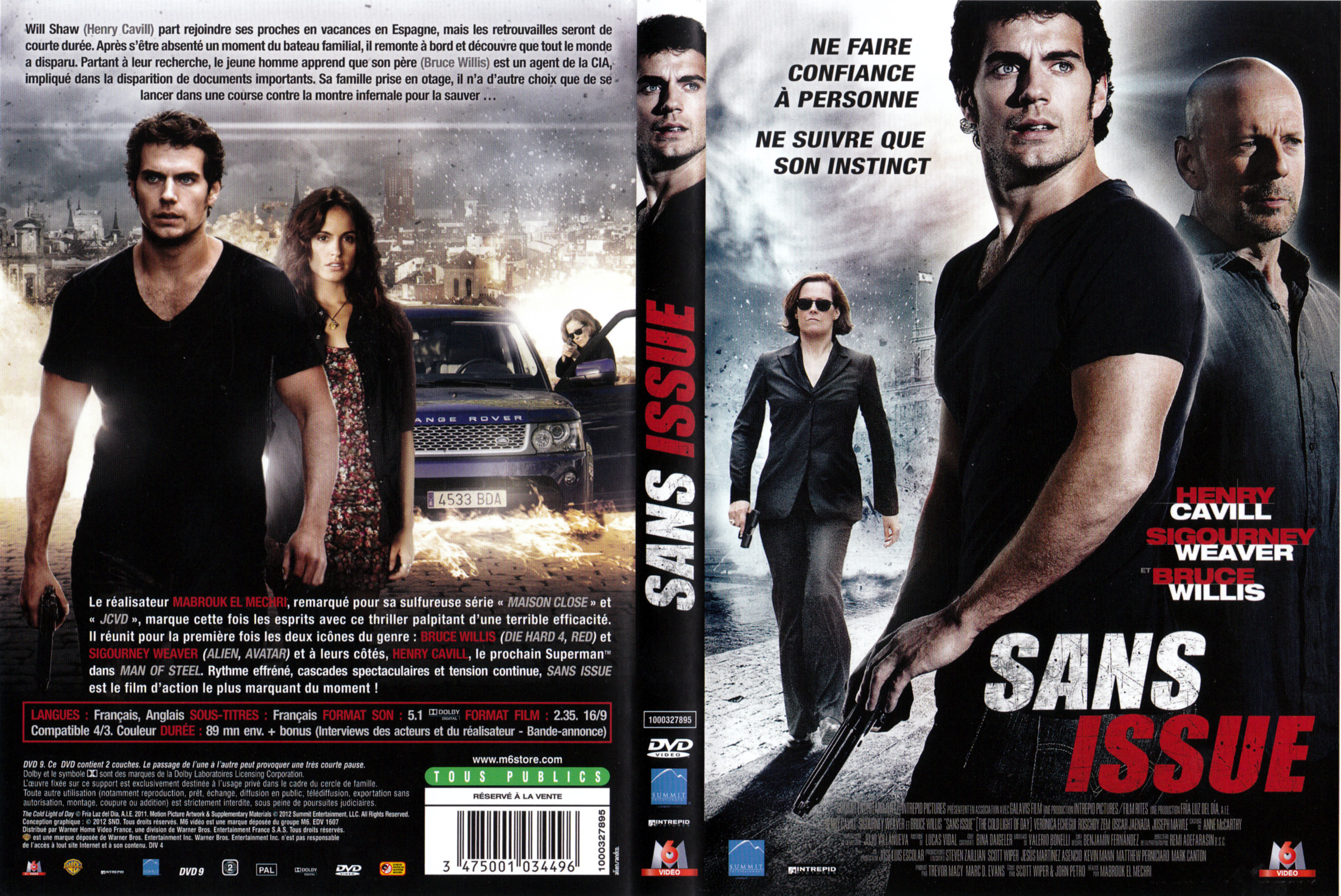 Jaquette DVD Sans issue (2012)