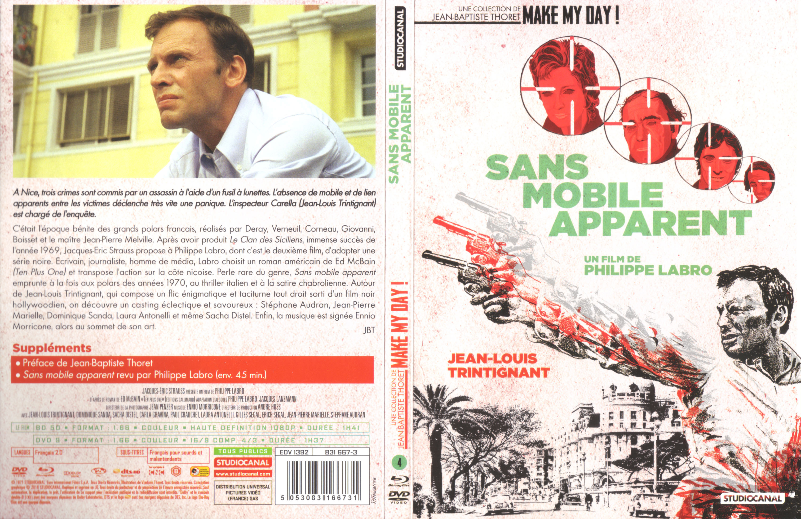 Jaquette DVD Sans mobile apparent (BLU-RAY)