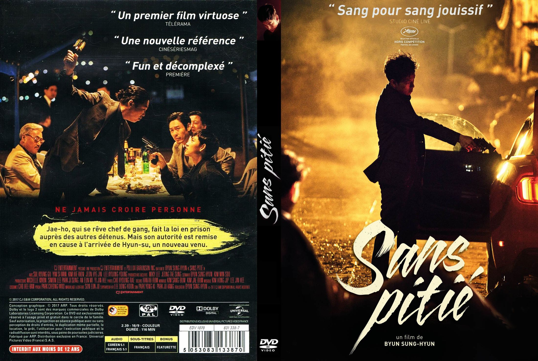 Jaquette DVD Sans piti custom