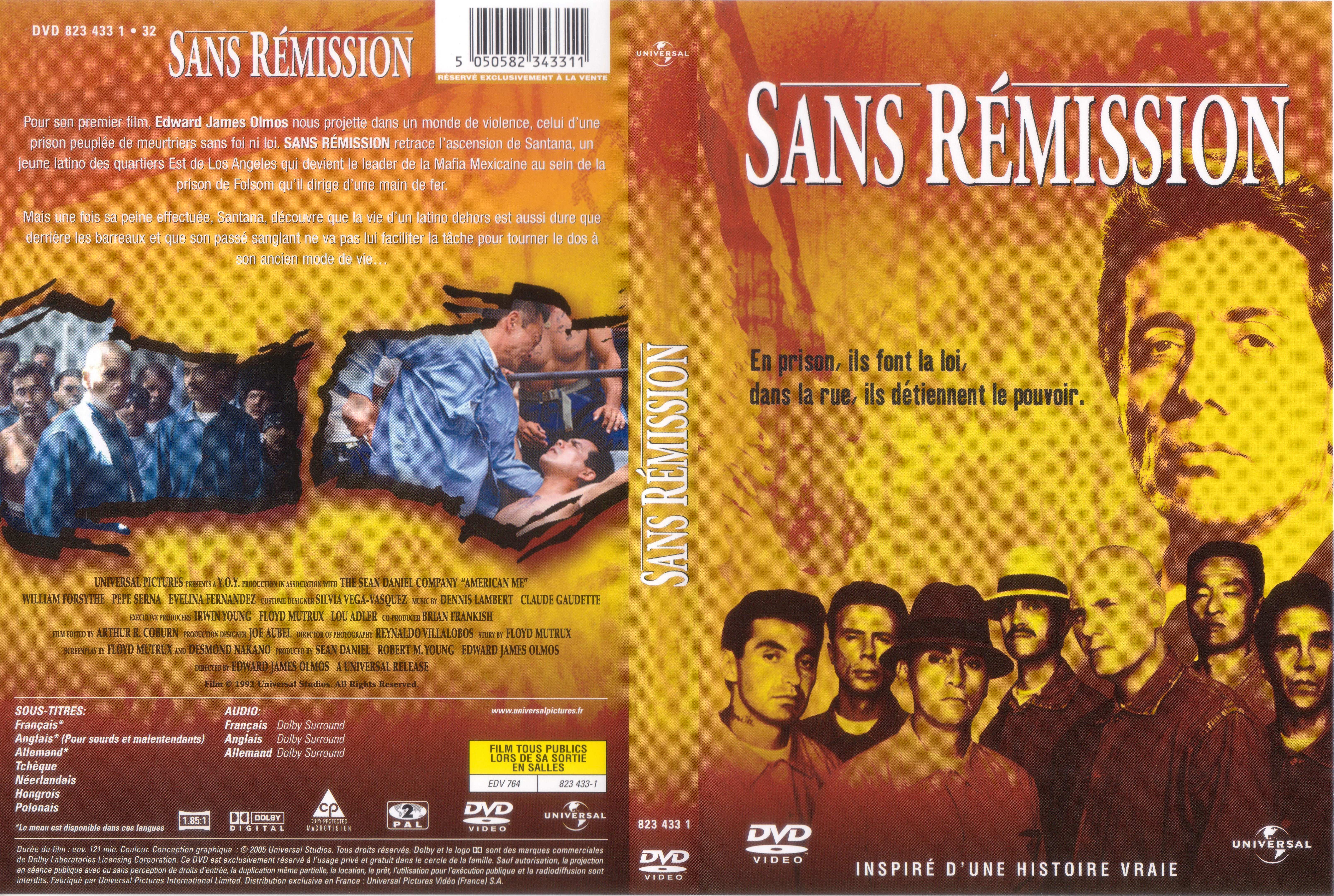 Jaquette DVD Sans remission
