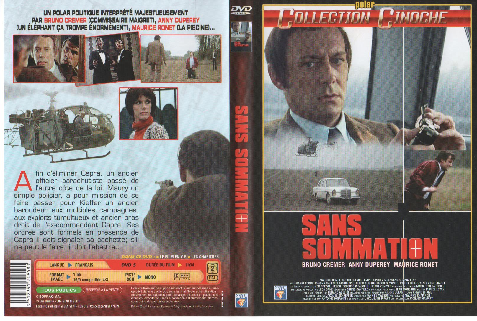 Jaquette DVD Sans sommation