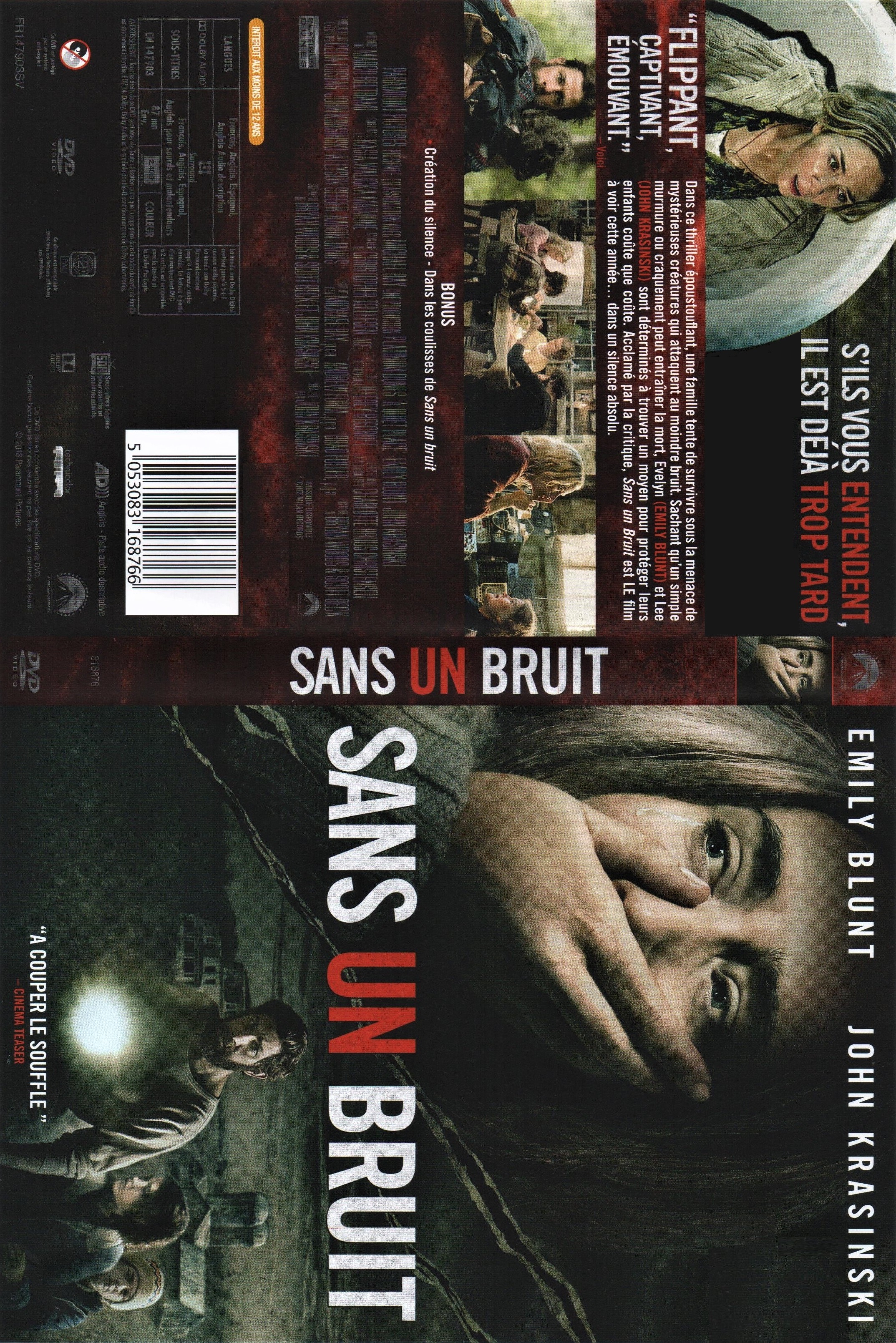 Jaquette DVD Sans un bruit