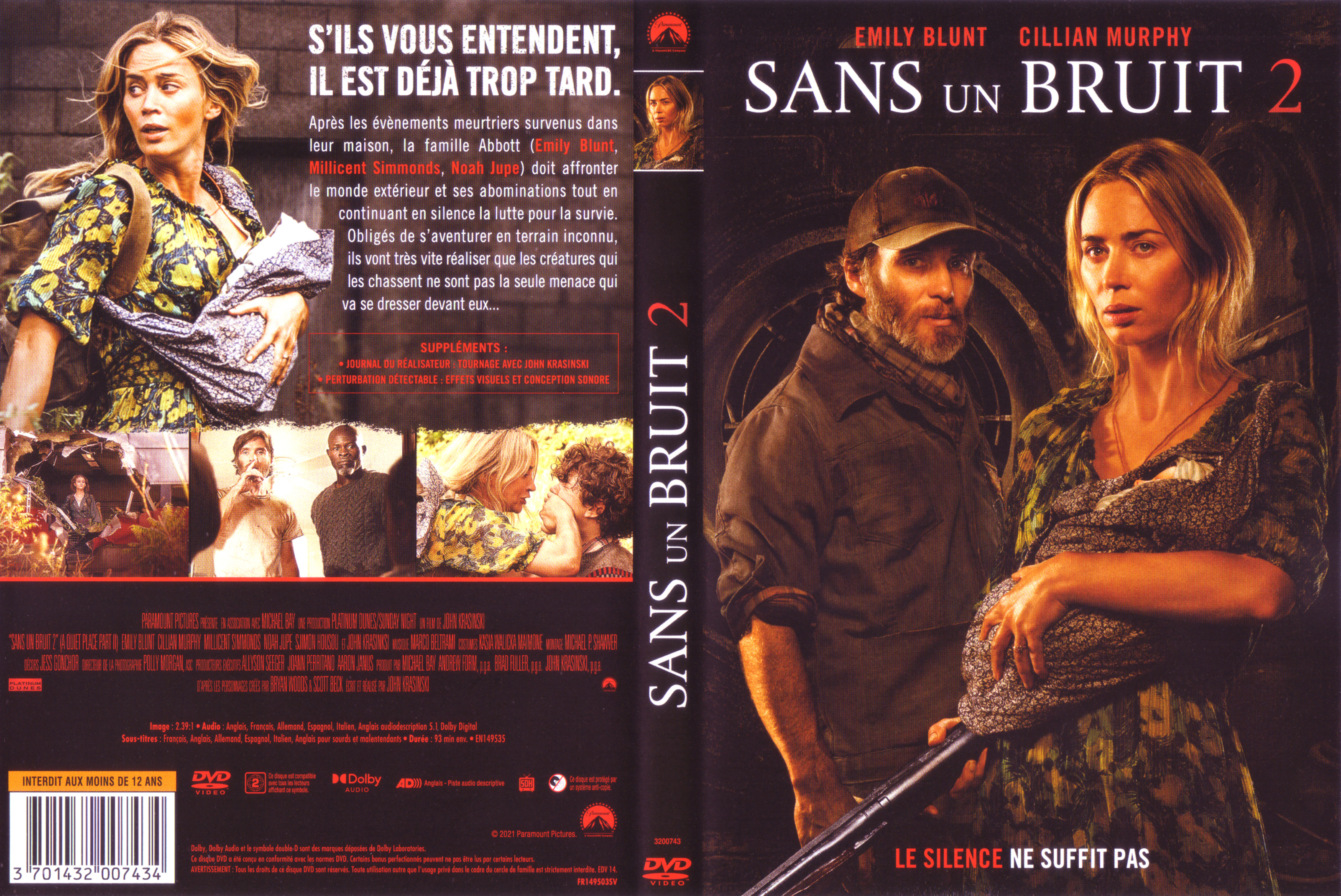 Jaquette DVD Sans un bruit 2